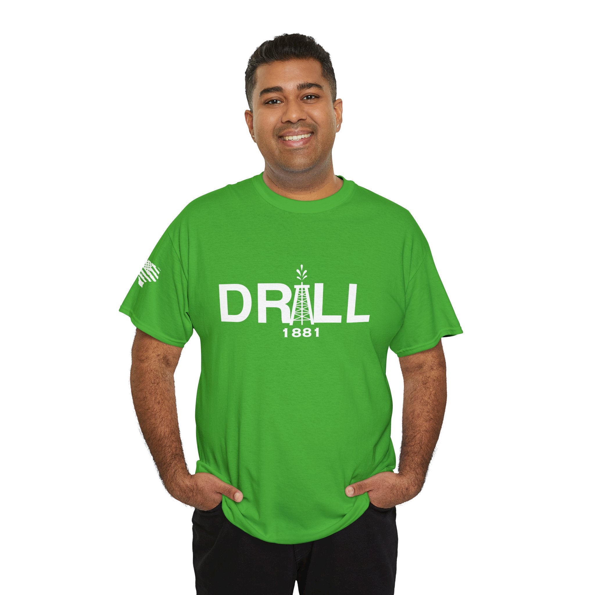 Drill Basic White Logo - SS - Front