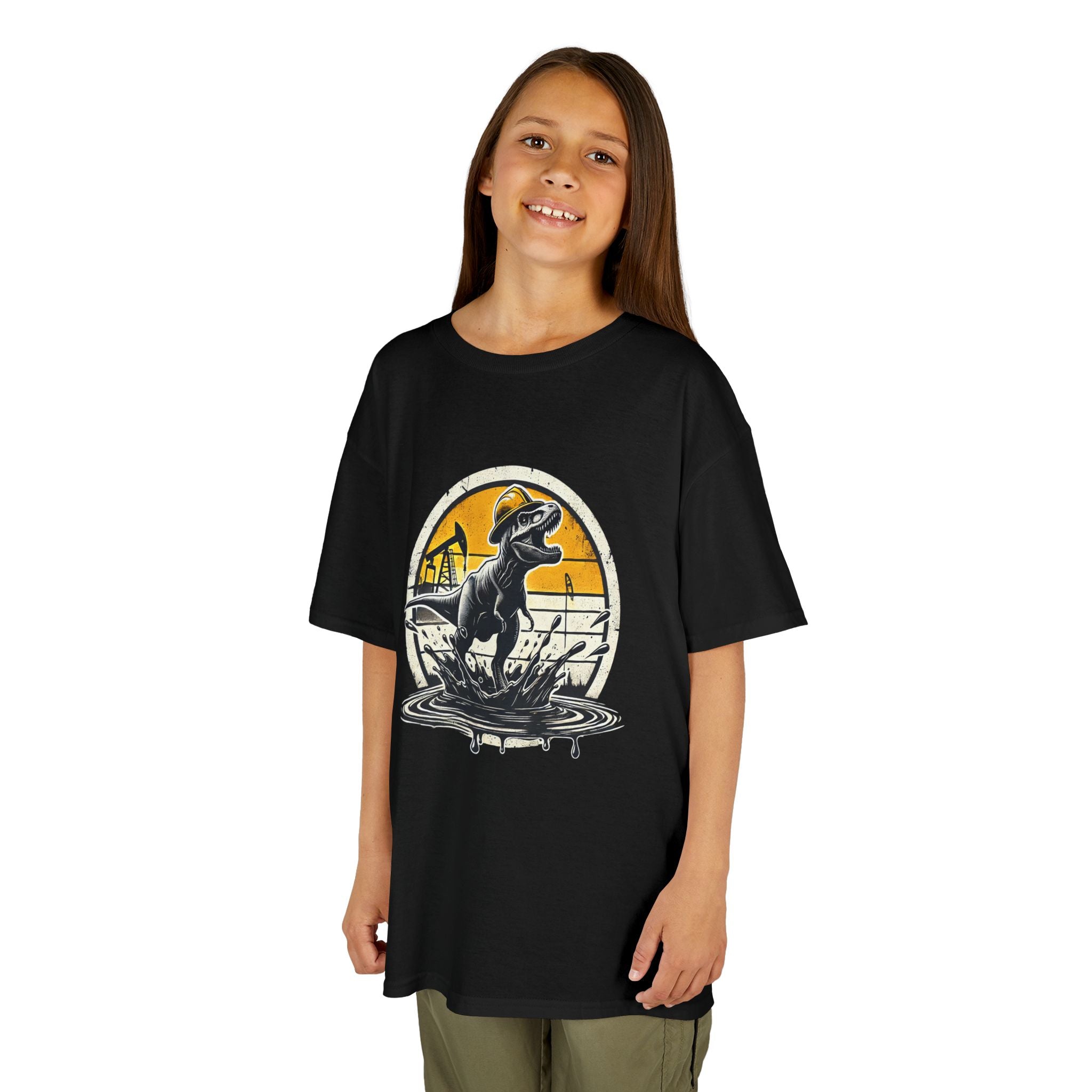 T-Rex Splash 2 - Kids Heavy Cotton™ Tee