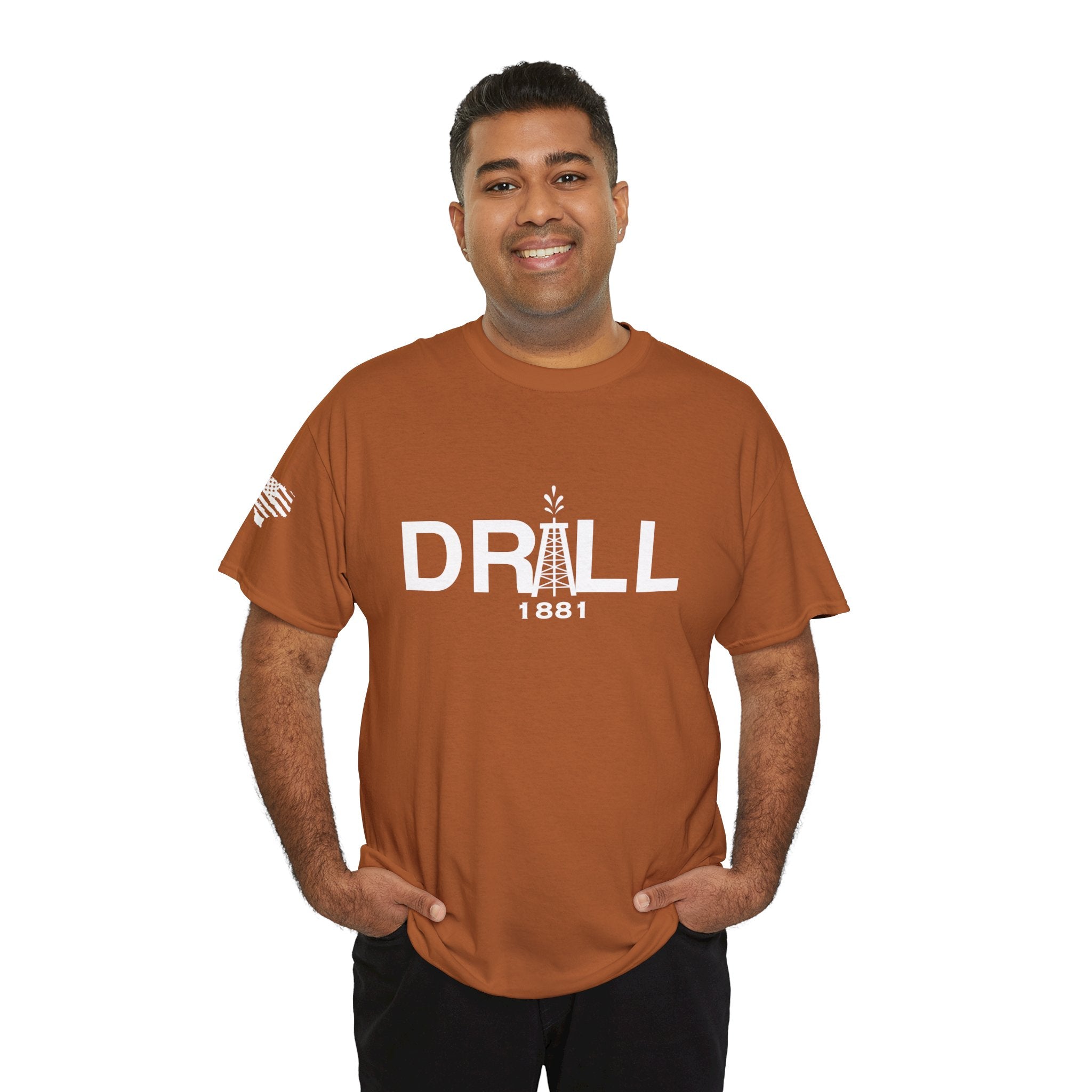 Drill Basic White Logo - SS - Front