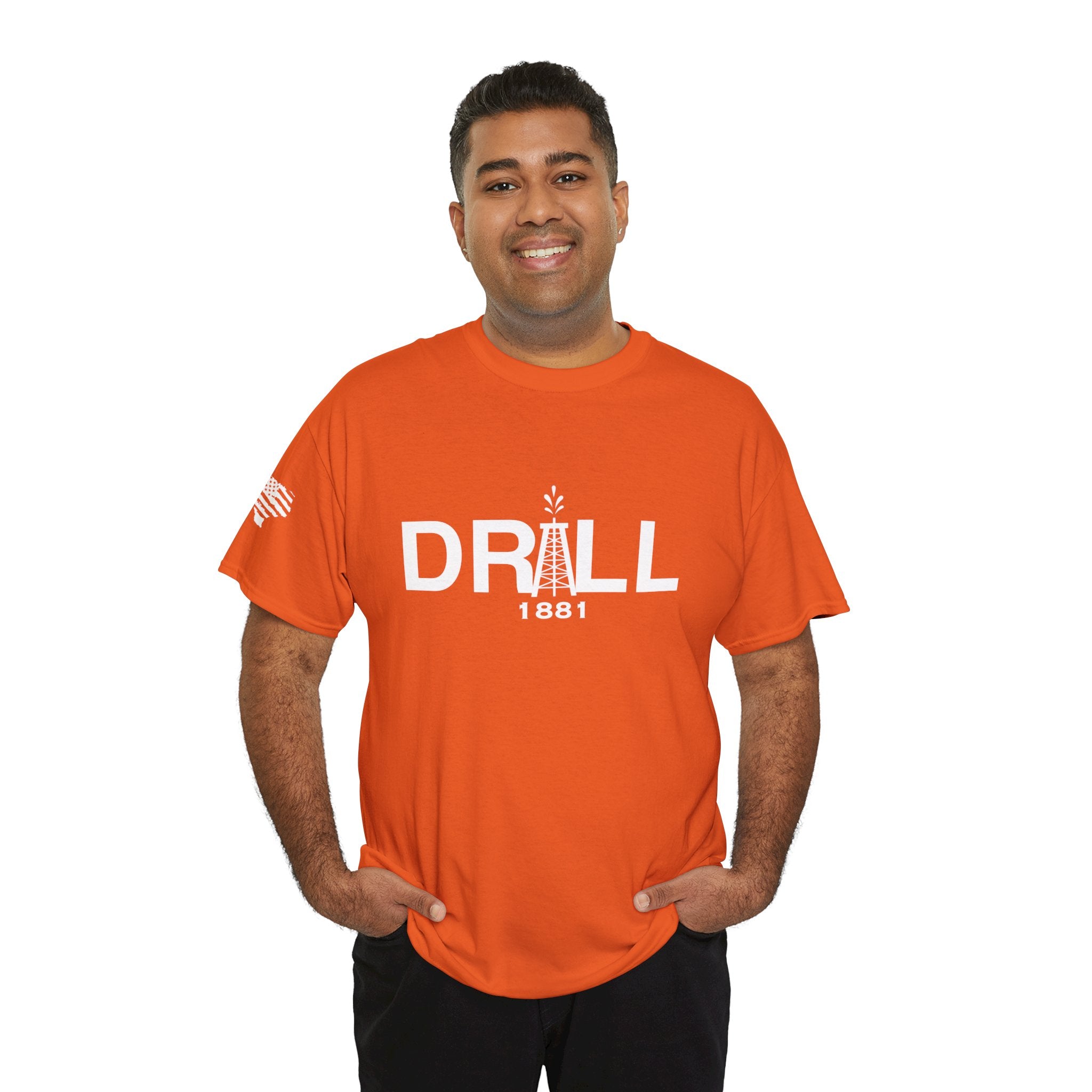 Drill Basic White Logo - SS - Front