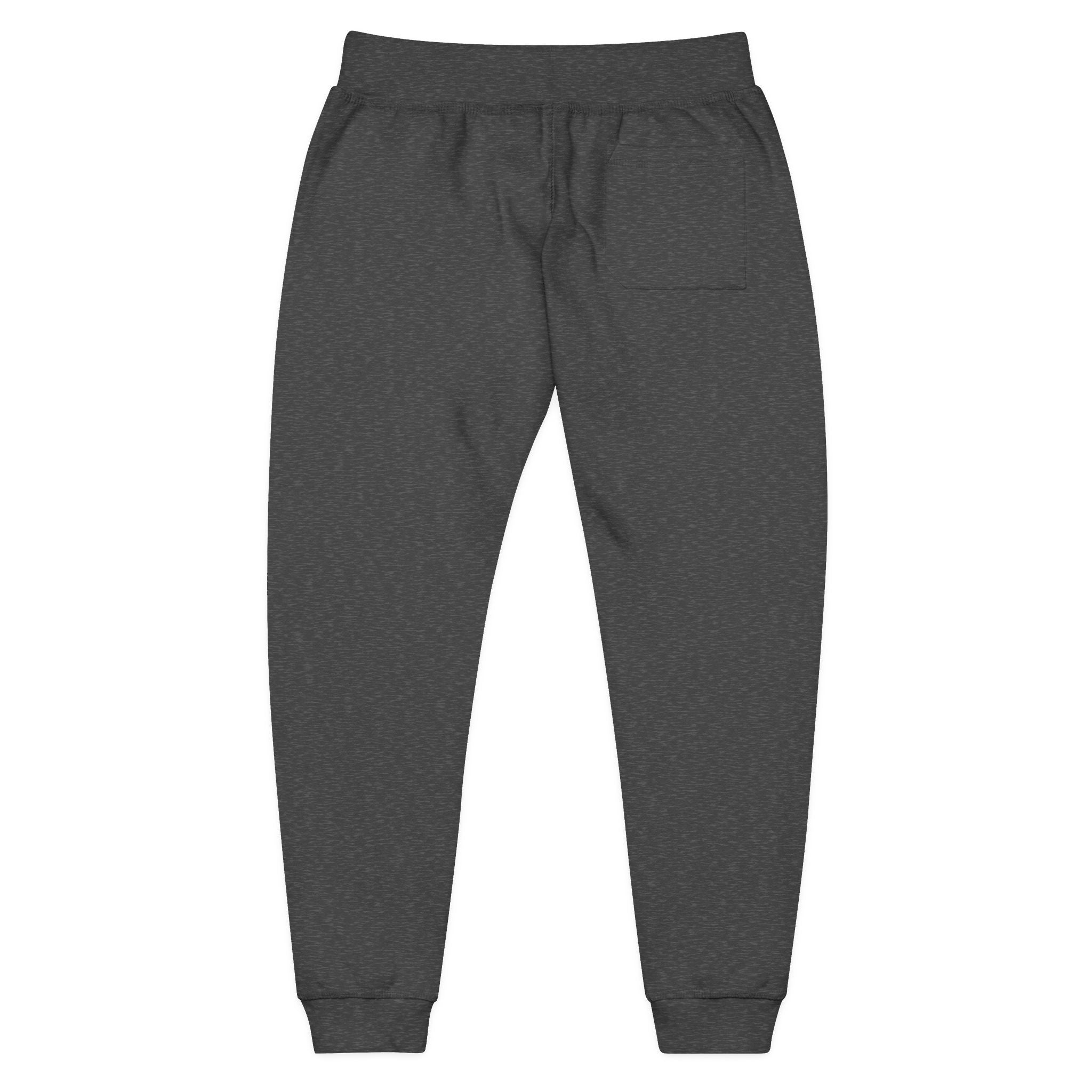Cozy Embroidered Unisex Fleece Sweatpants for Relaxation, Lounge, Gift, Casual, Home