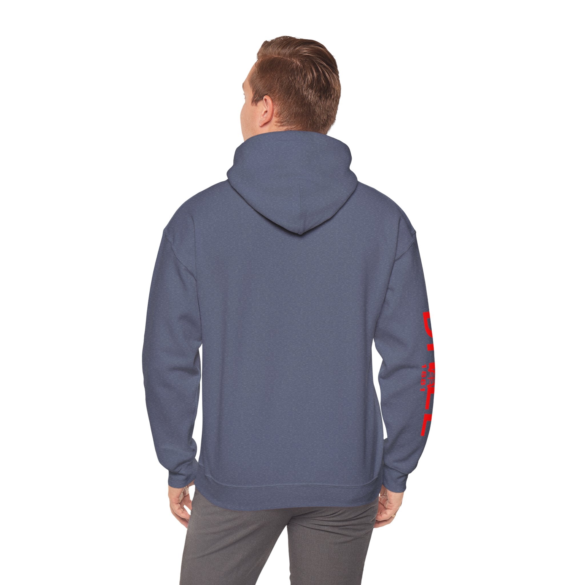 Drill Basic Red Logo - Heavy Blend™ Hoodie