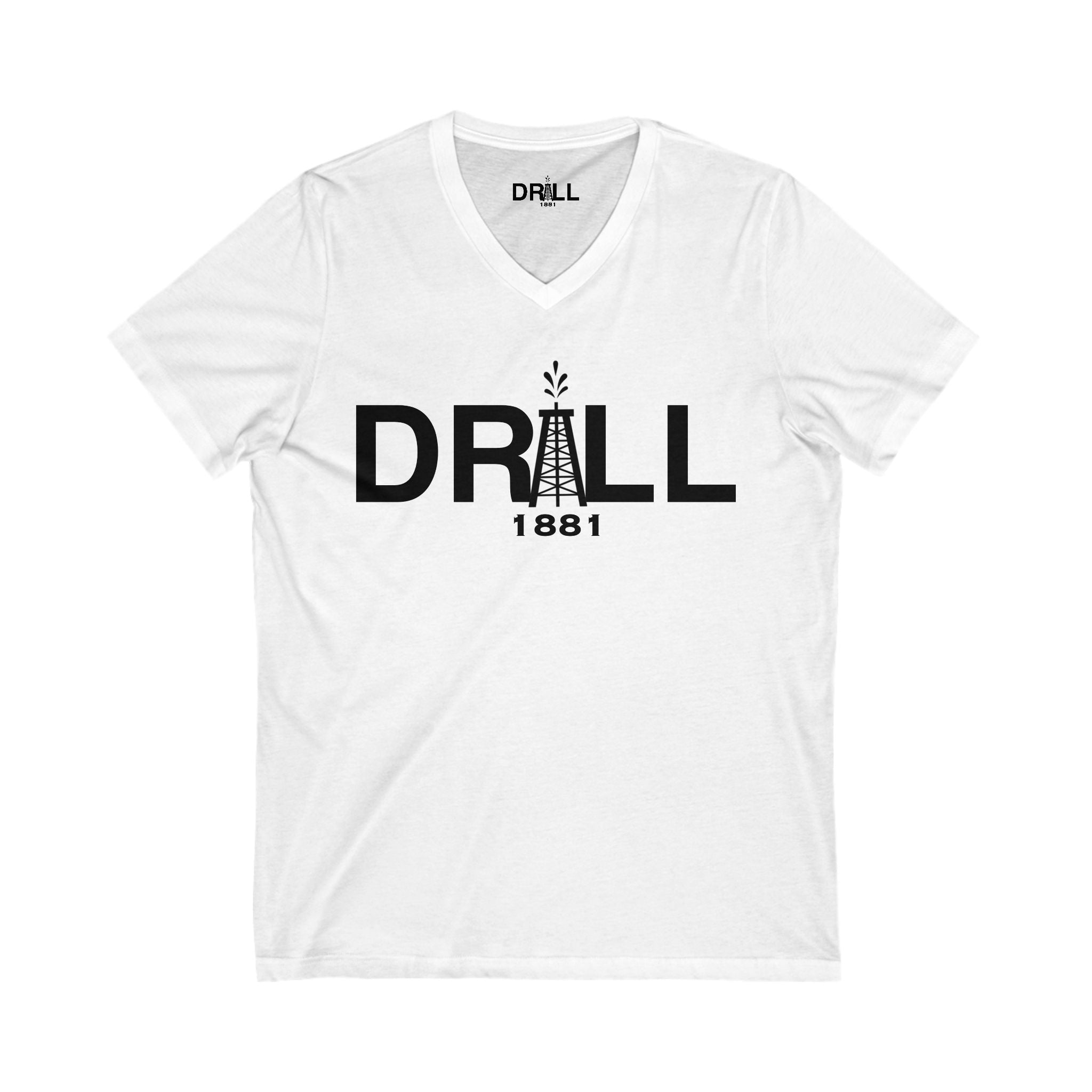Odessa Est. 1881 - Unisex V-Neck Tee - Vintage Drill Logo