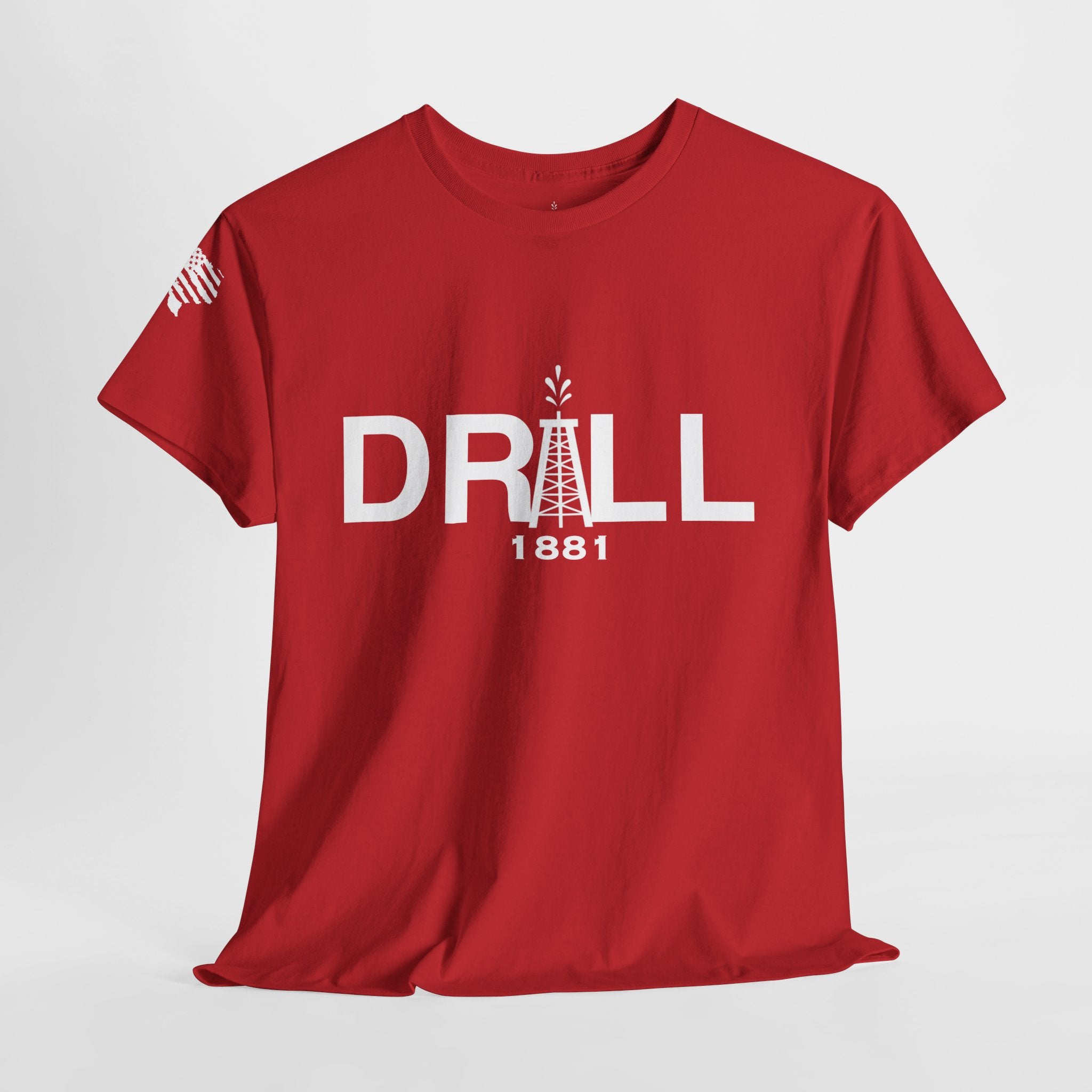 Drill Basic White Logo - SS - Front
