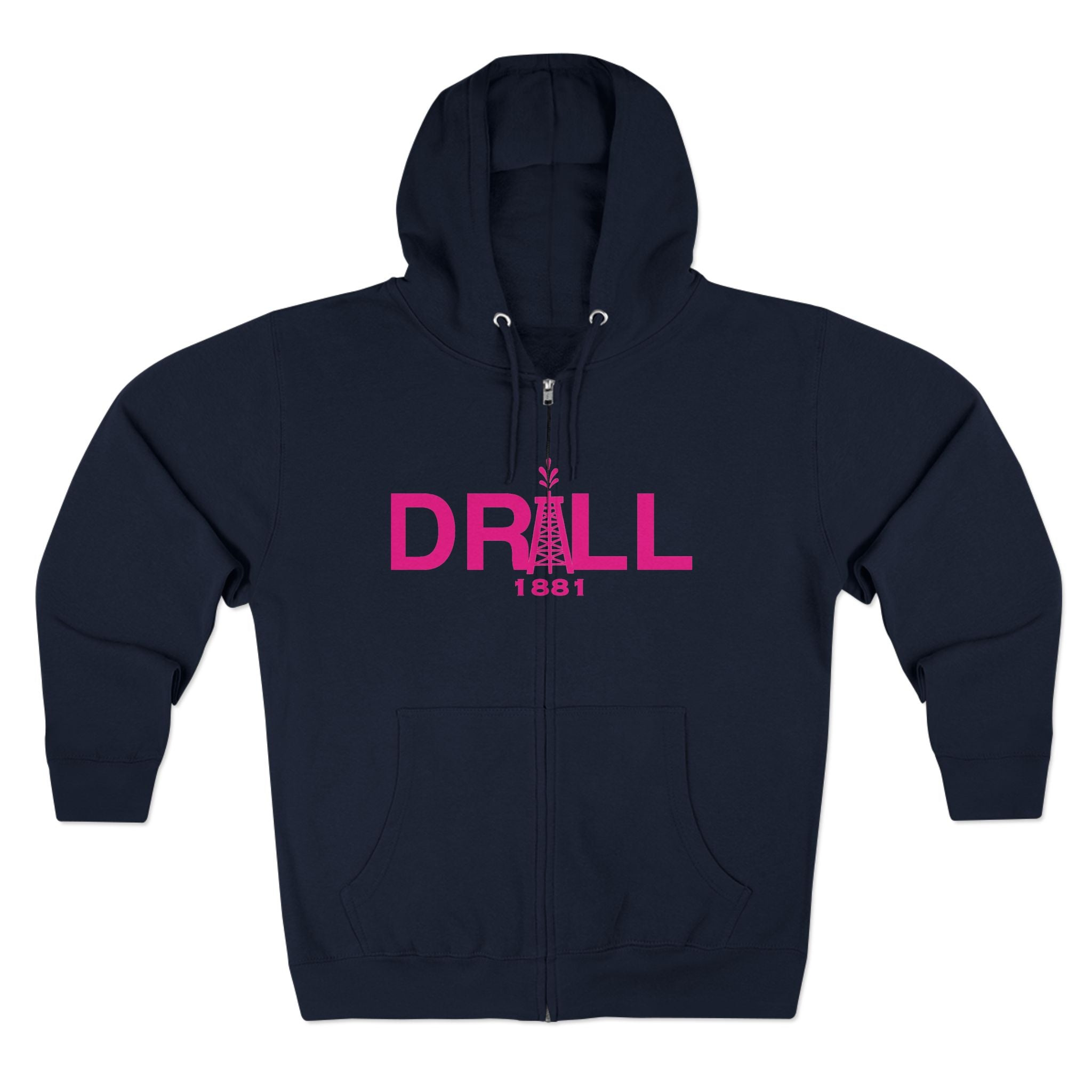 Glitter Pumpjack Unisex Zip Hoodie - Perfect for Oil & Gas Enthusiasts
