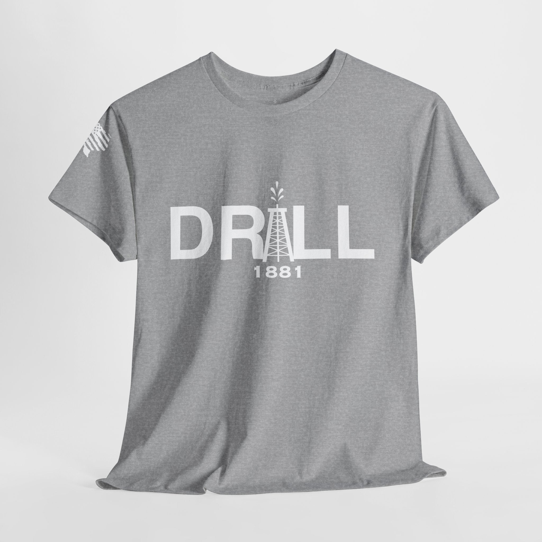 Drill Basic White Logo - SS - Front