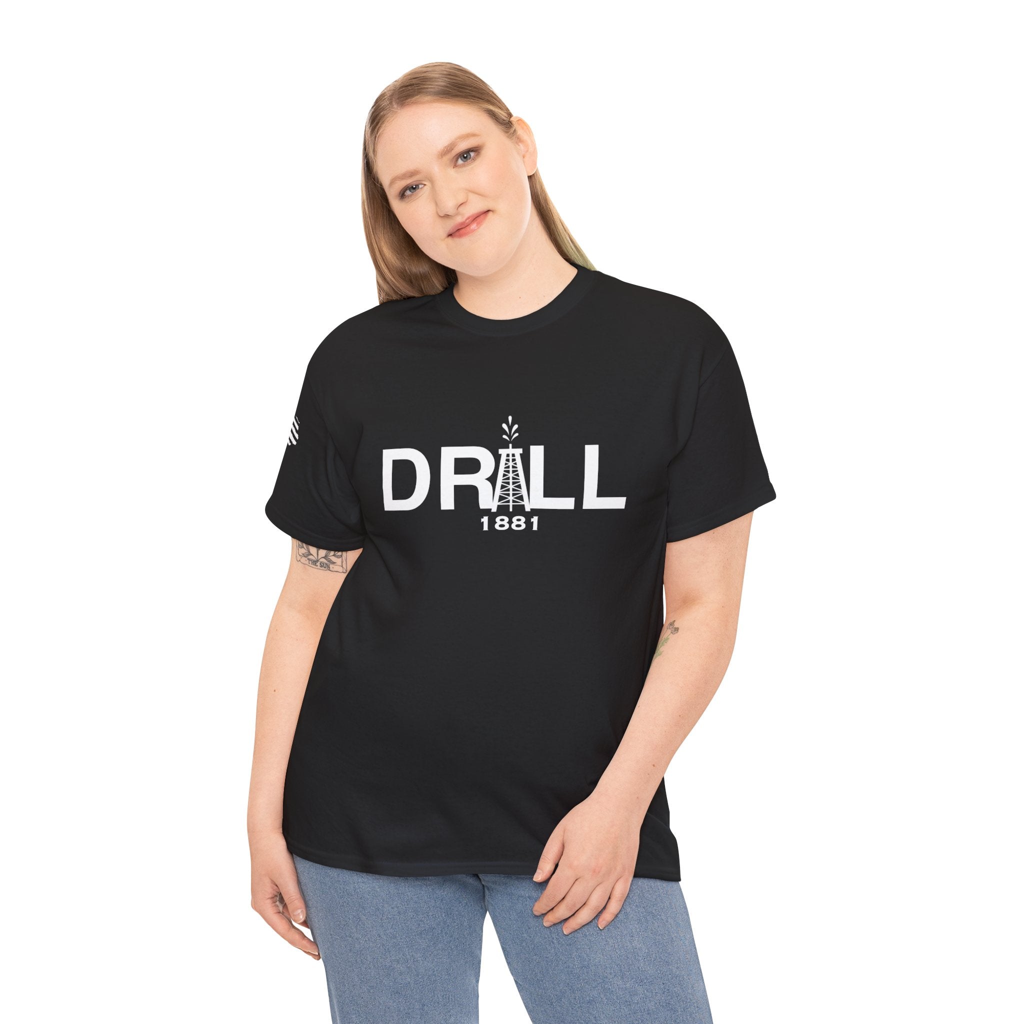 Drill Basic White Logo - SS - Front