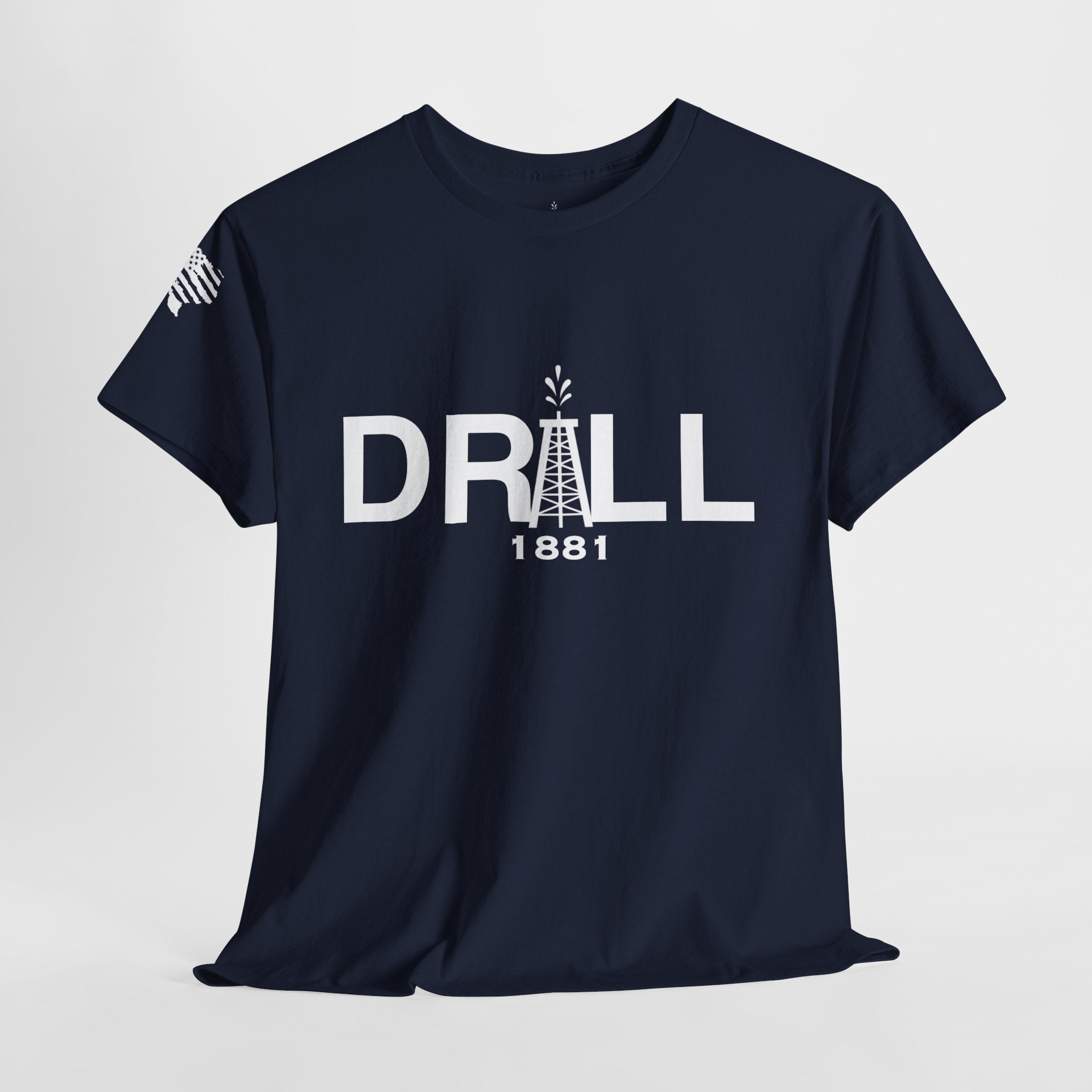 Drill Basic White Logo - SS - Front
