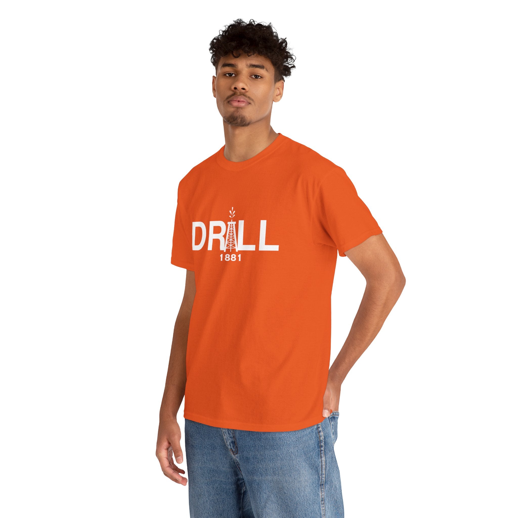 Drill Basic White Logo - SS - Front