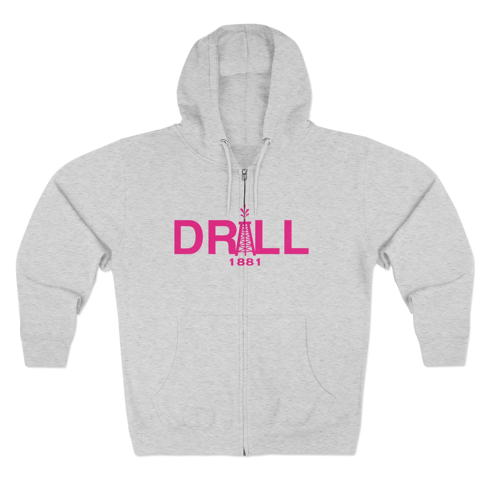 Glitter Pumpjack Unisex Zip Hoodie - Perfect for Oil & Gas Enthusiasts