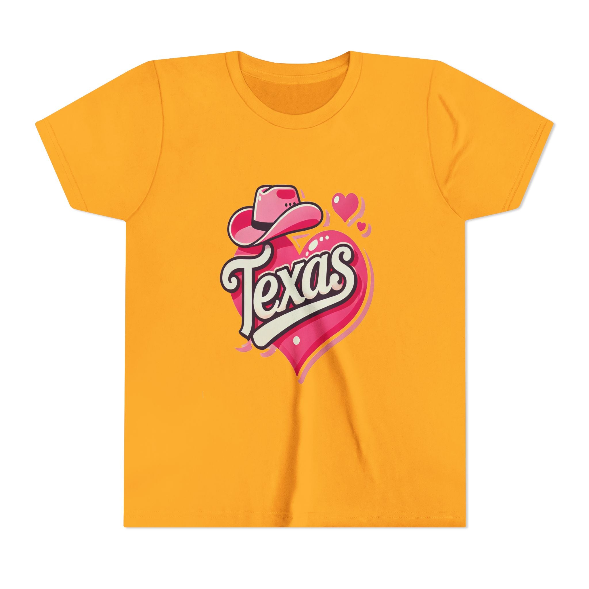 Texas Heart Youth Short Sleeve Tee - Fun & Stylish T-Shirt for Kids