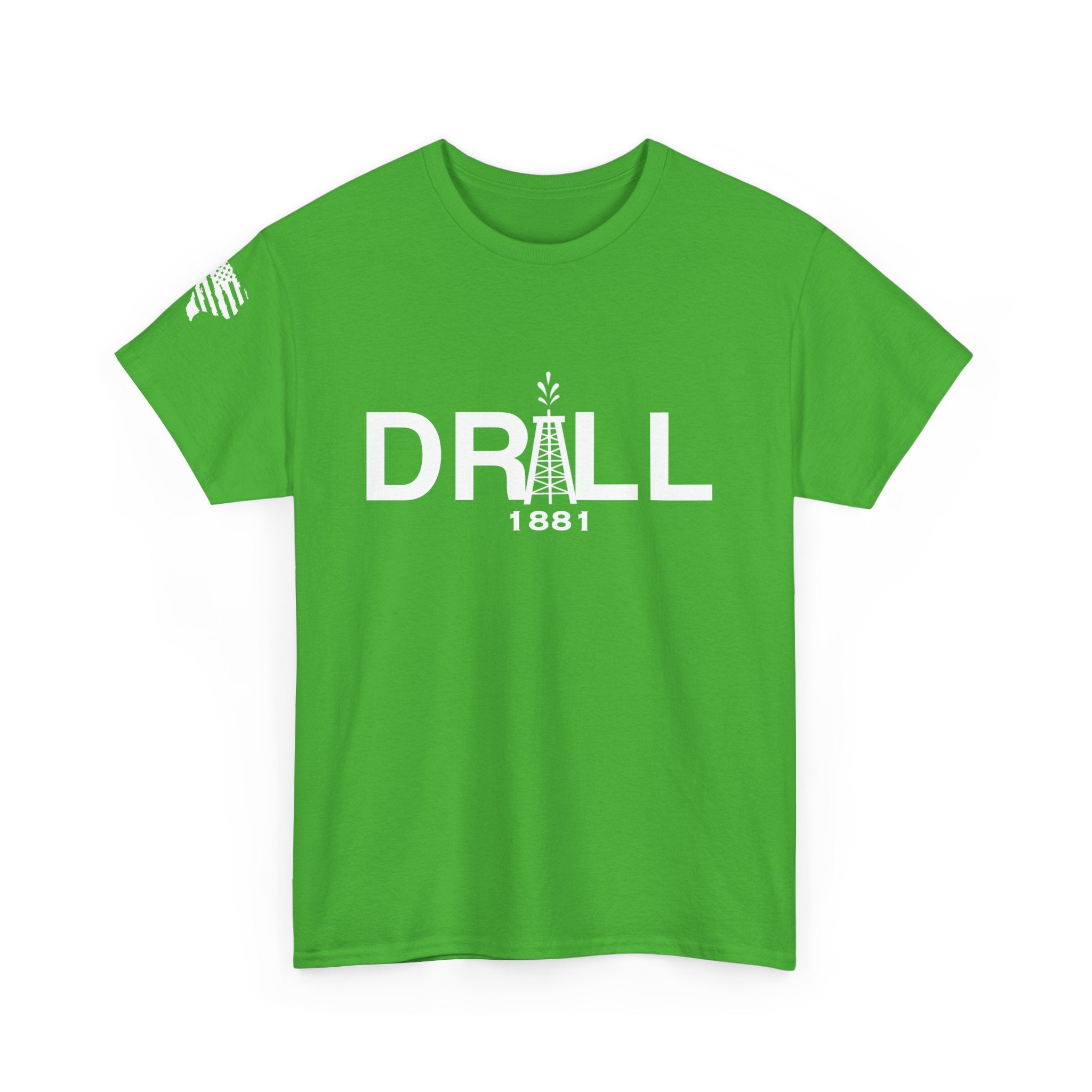 Drill Basic White Logo - SS - Front