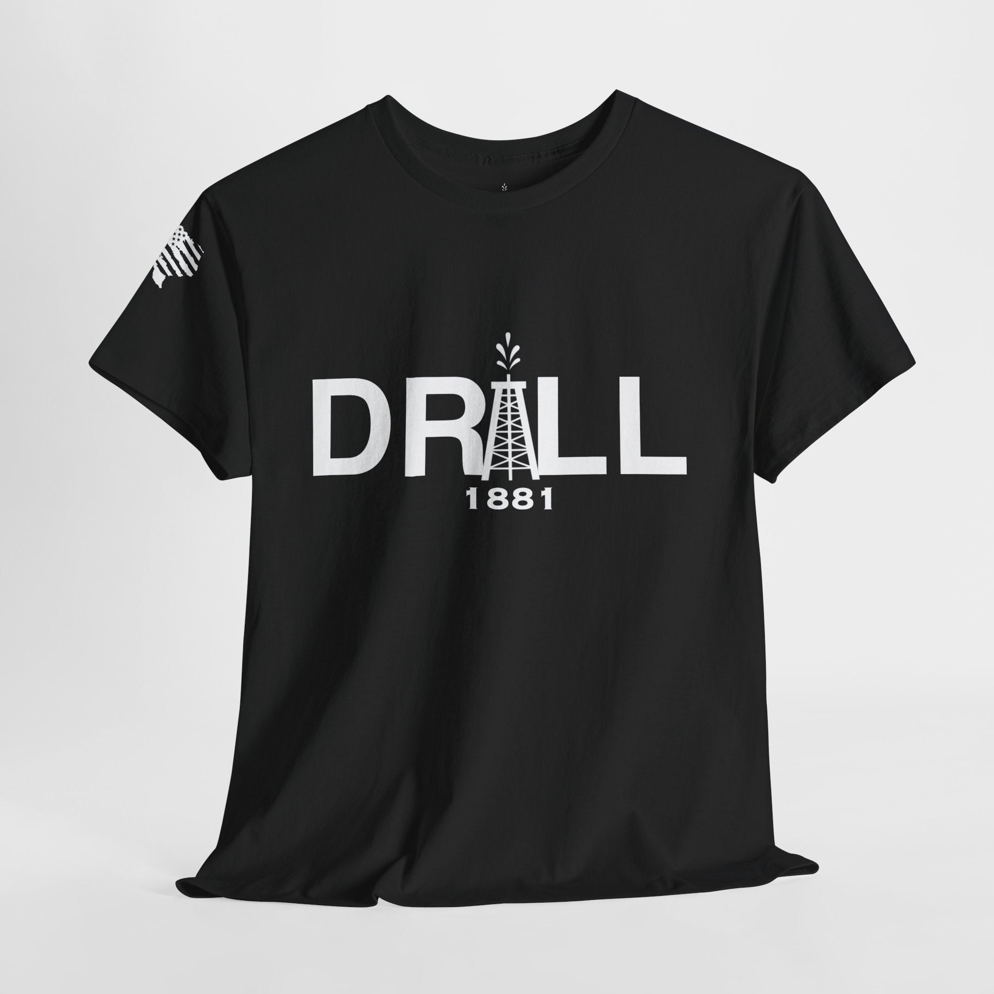 Drill Basic White Logo - SS - Front