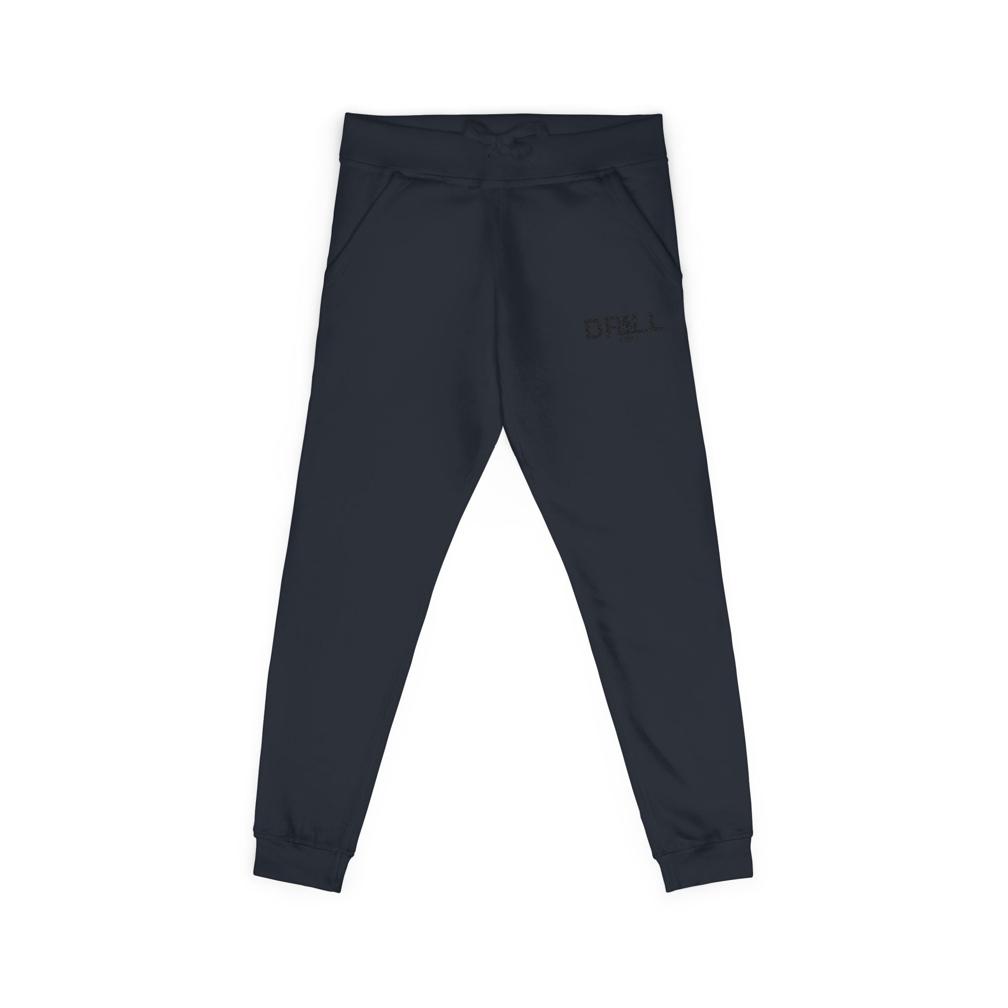 Cozy Embroidered Unisex Fleece Sweatpants for Relaxation, Lounge, Gift, Casual, Home