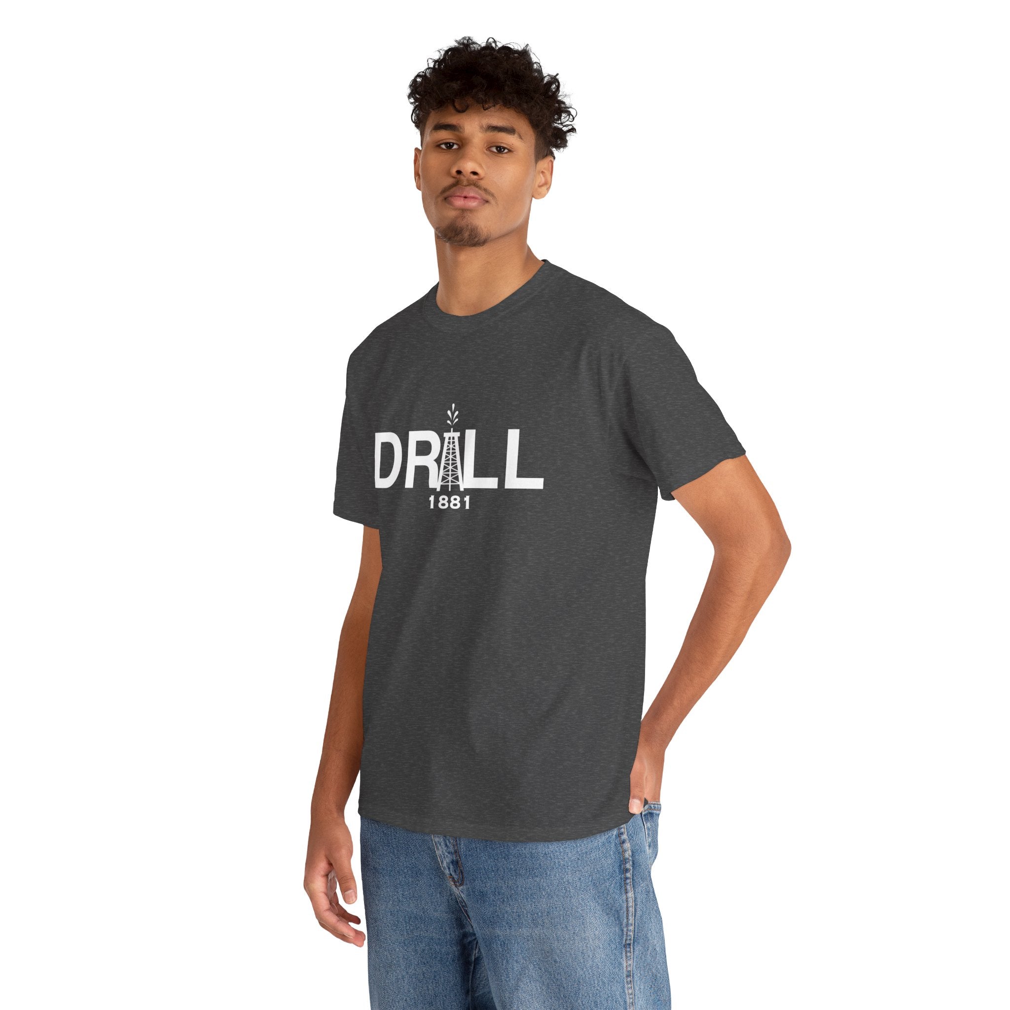 Drill Basic White Logo - SS - Front