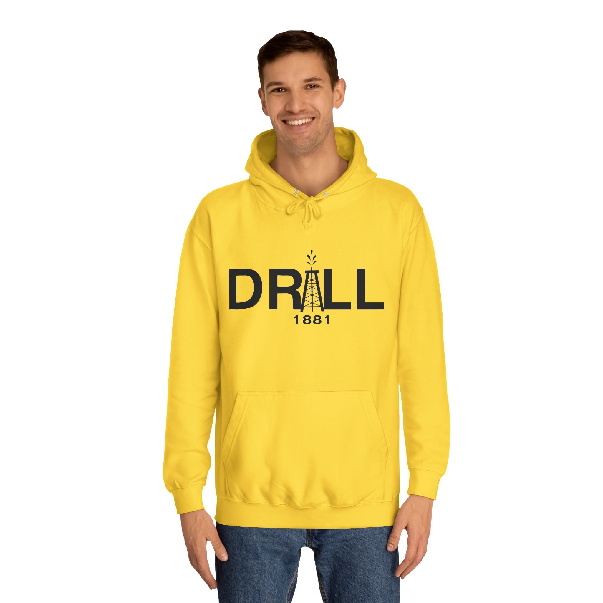 DRILL Premium Hoodie Black Logo