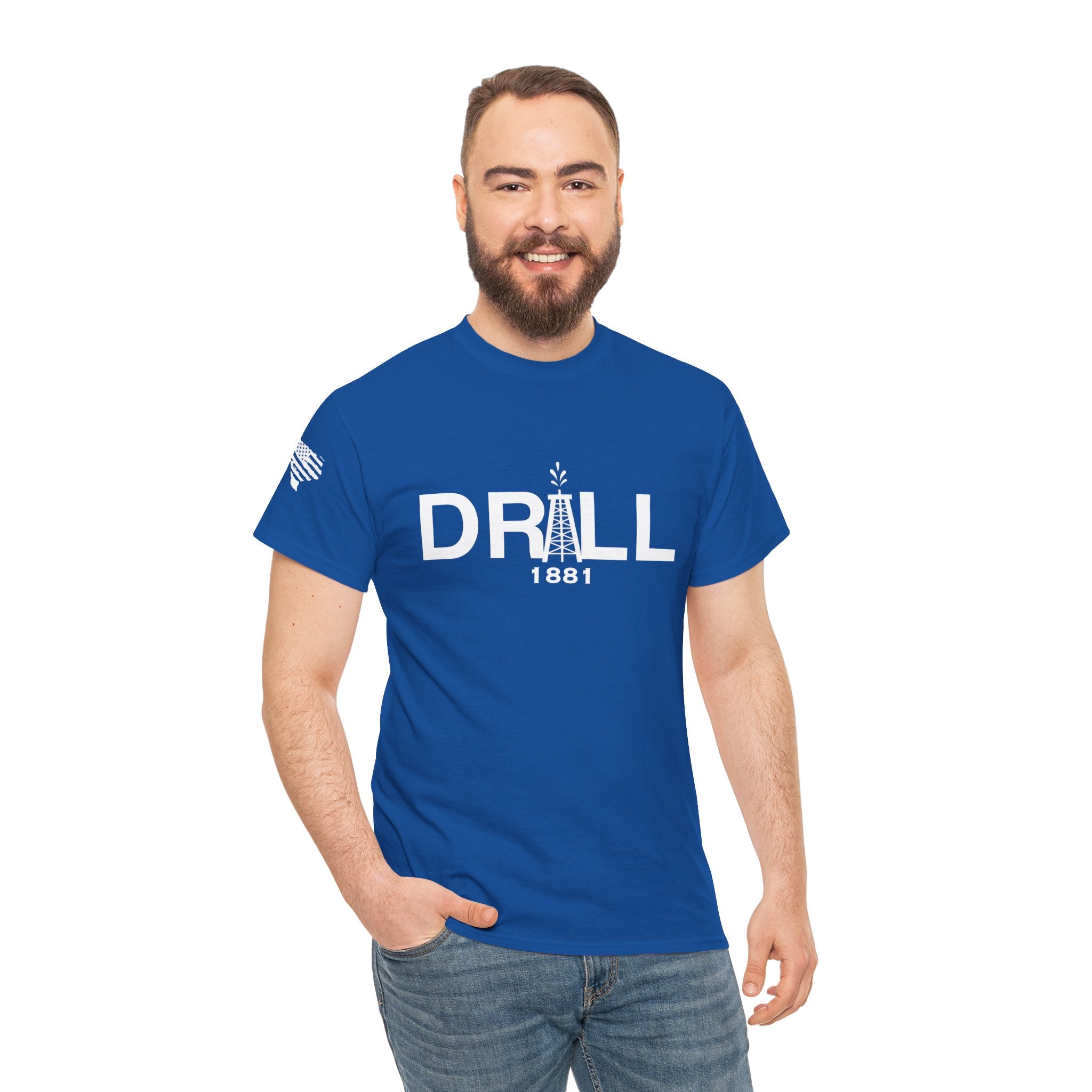Drill Basic White Logo - SS - Front