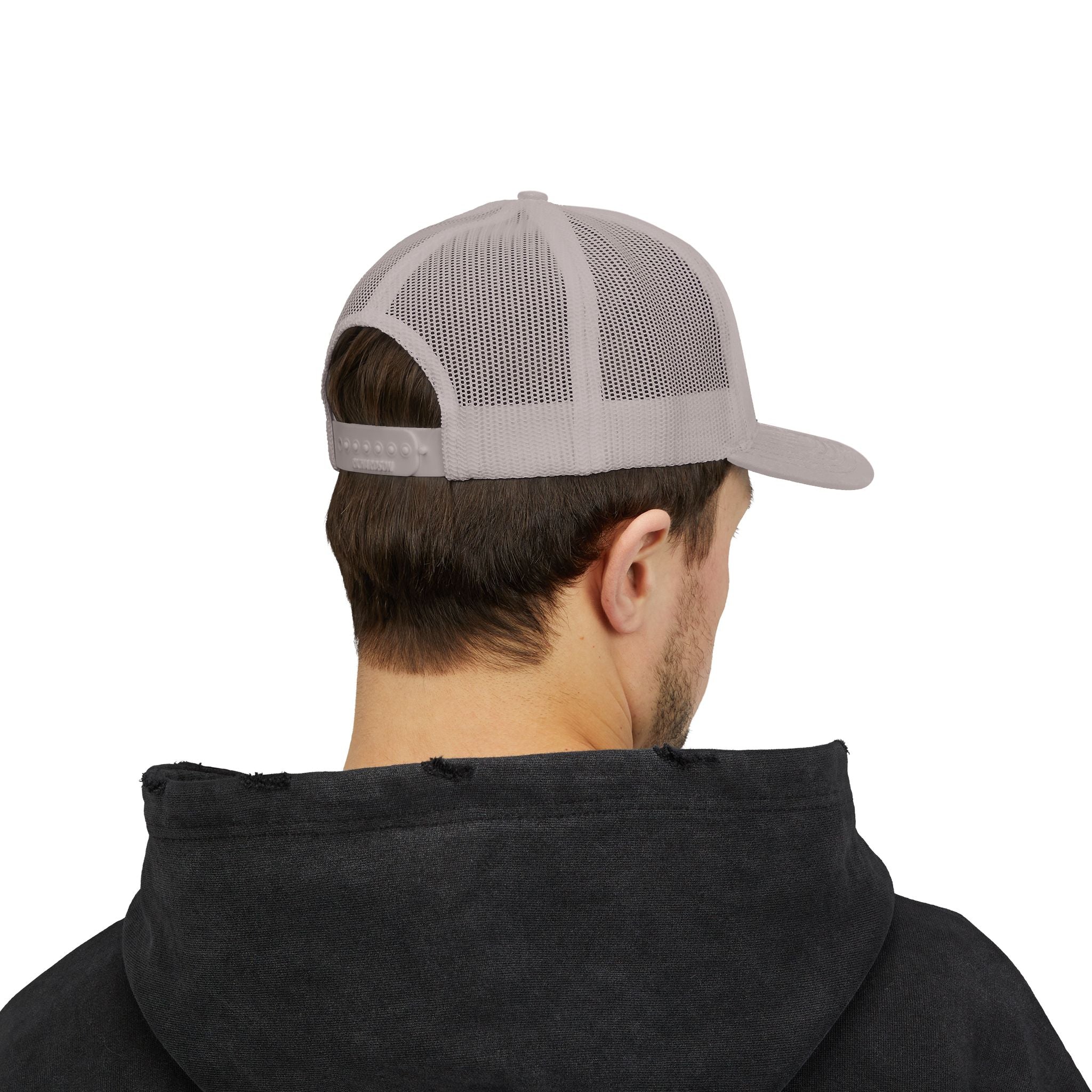 Skull Drill Work Snapback Trucker Cap