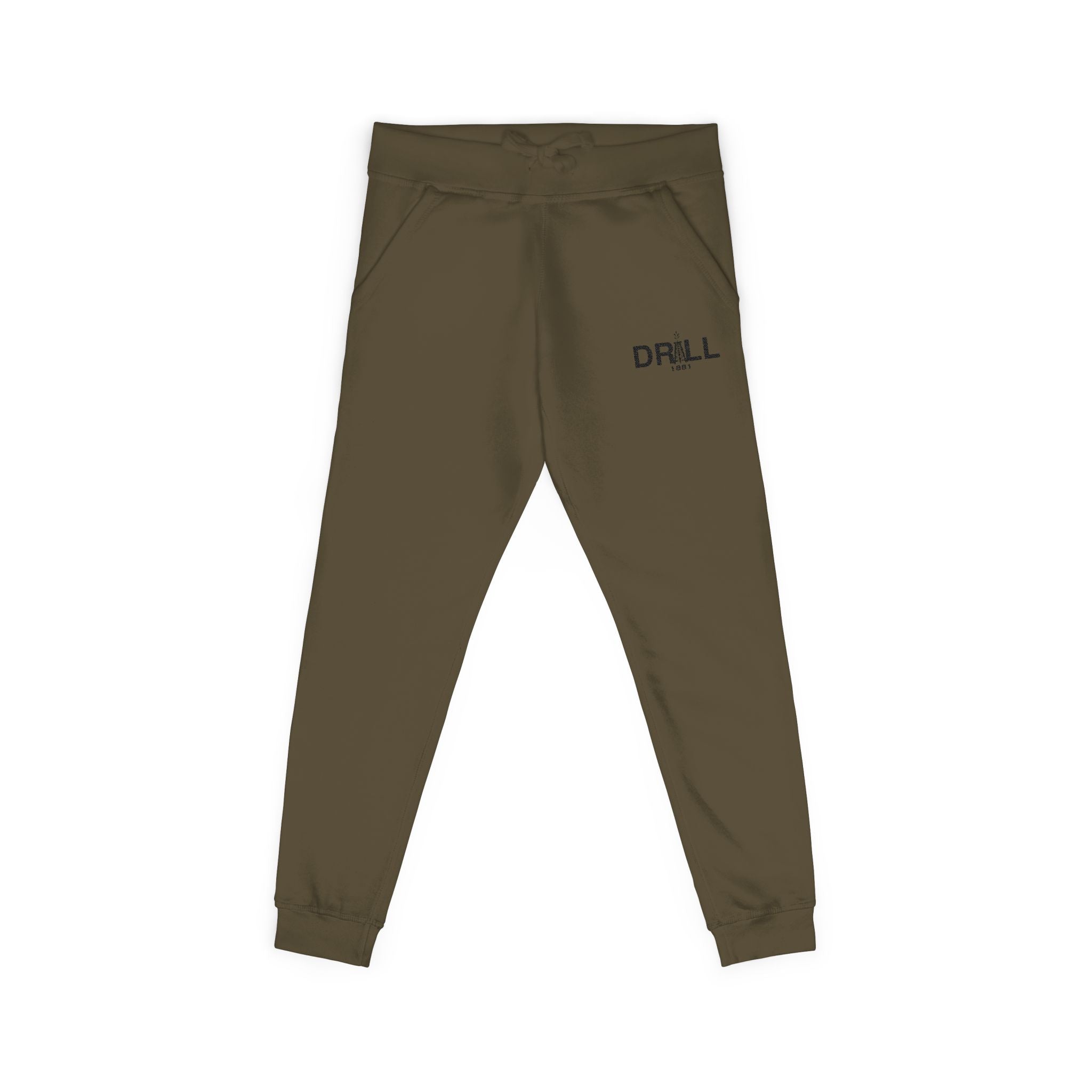 Cozy Embroidered Unisex Fleece Sweatpants for Relaxation, Lounge, Gift, Casual, Home