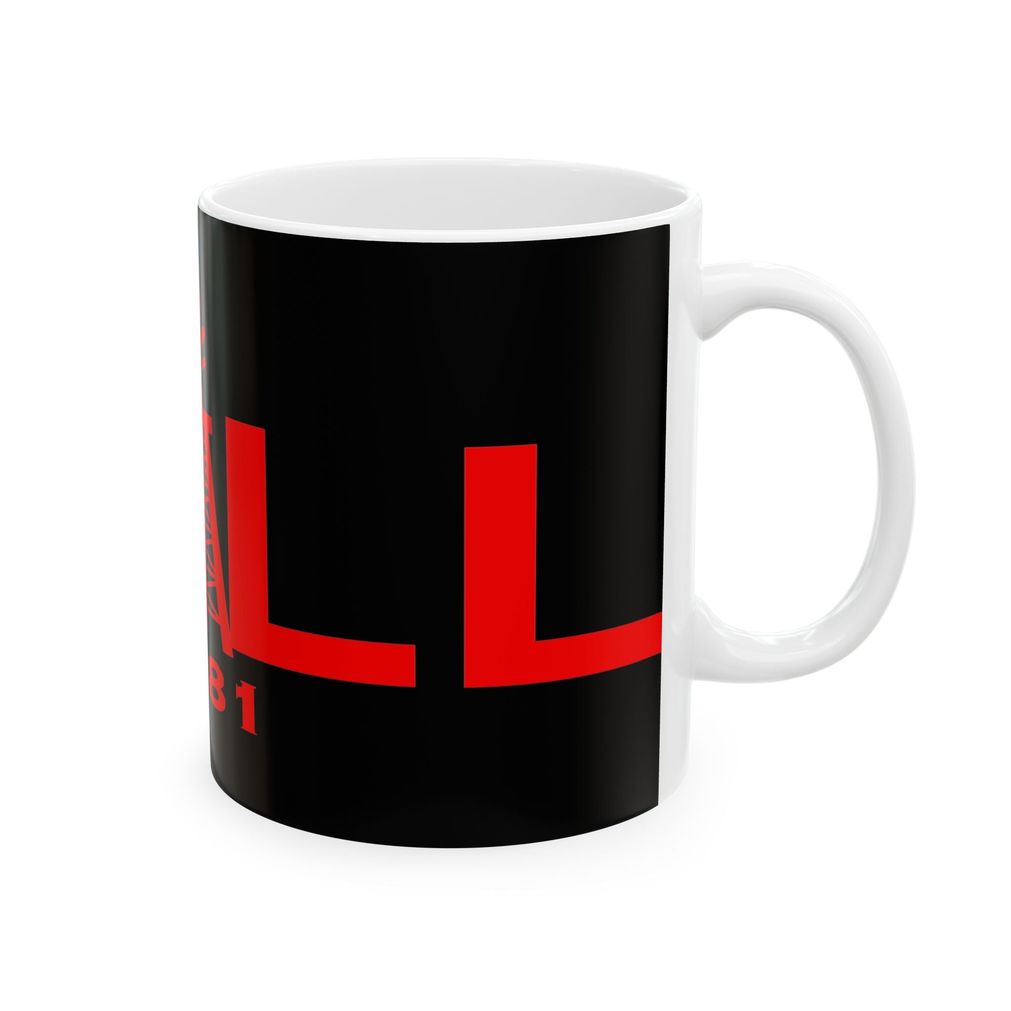 Drill Red Logo Ceramic Coffee Mug