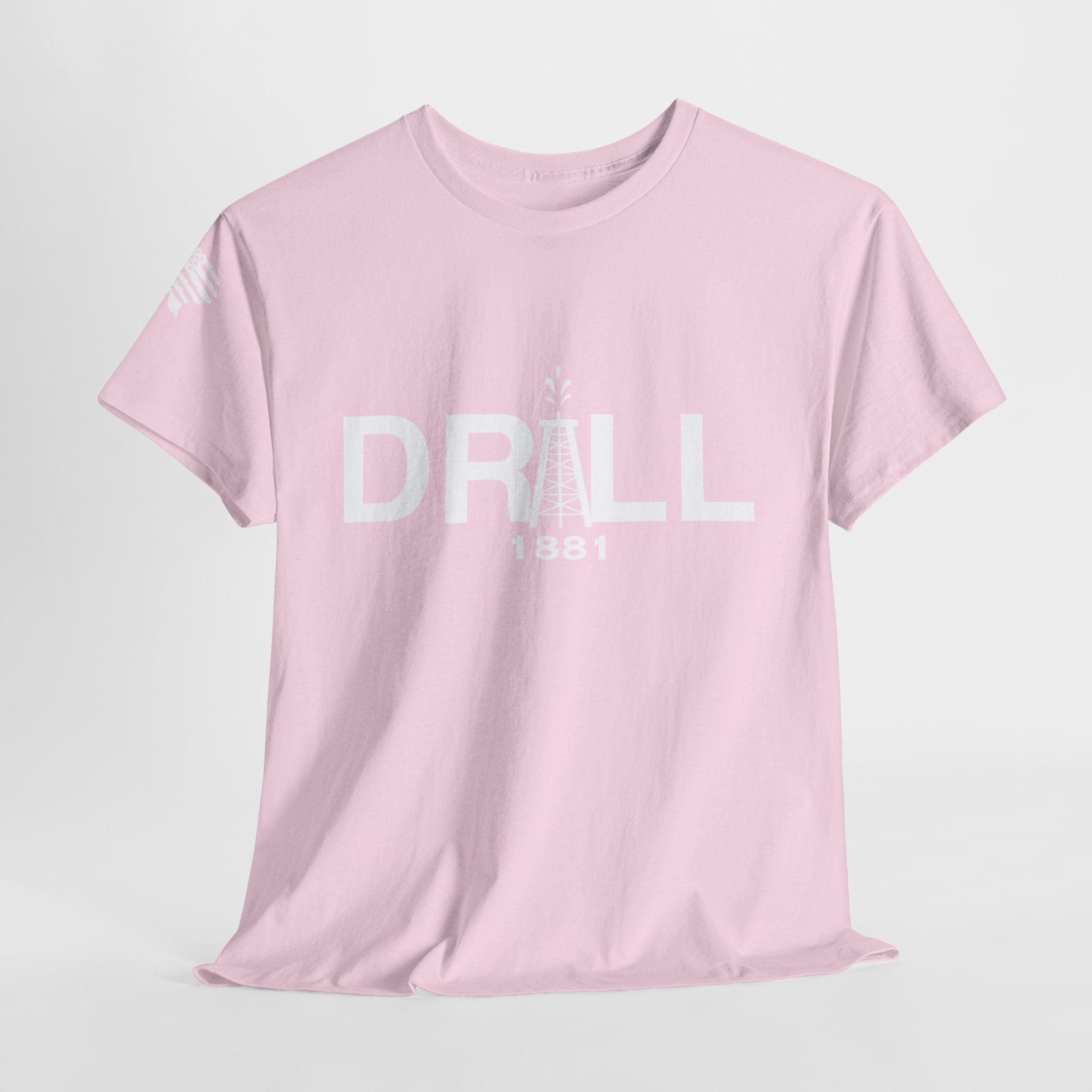 Drill Basic White Logo - SS - Front