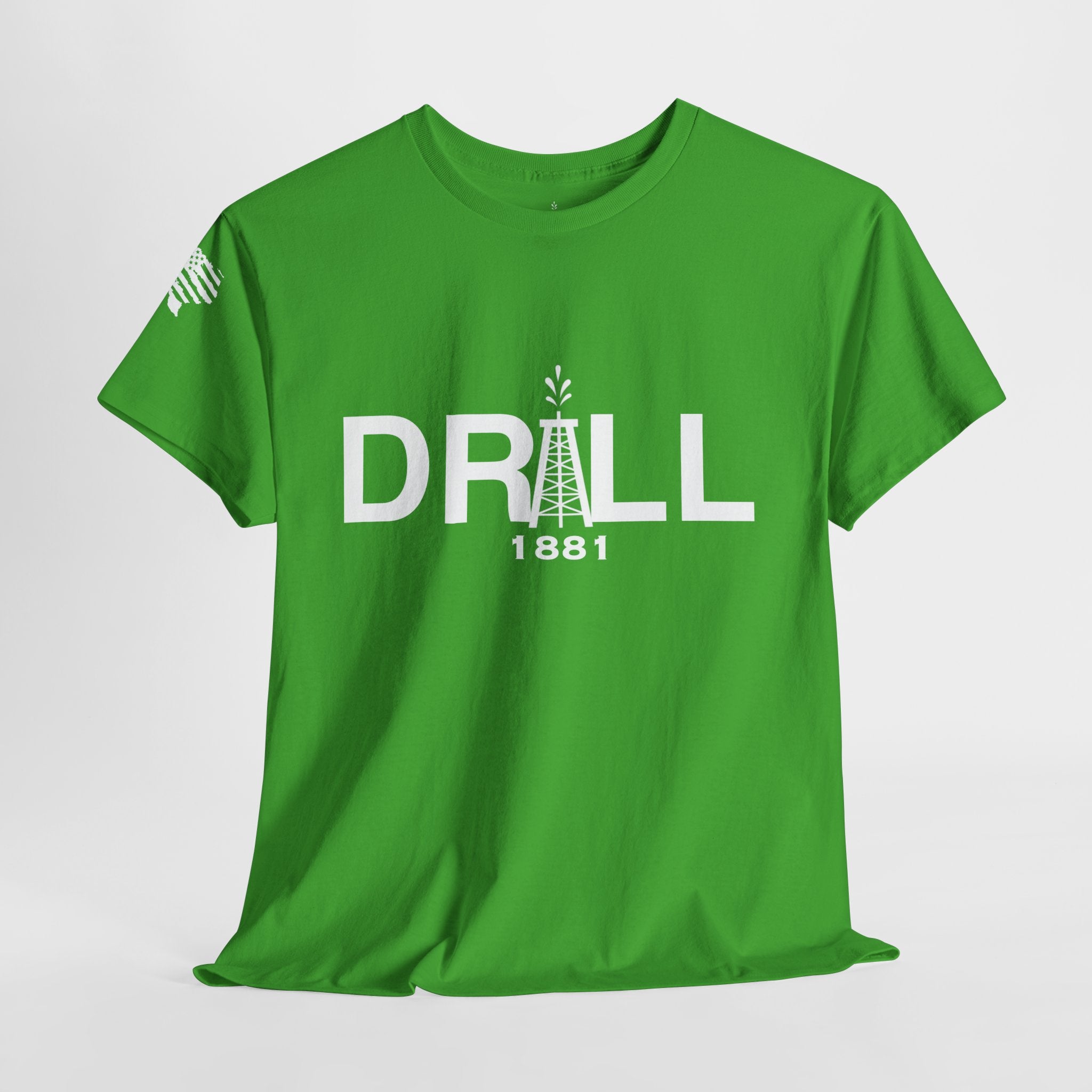 Drill Basic White Logo - SS - Front