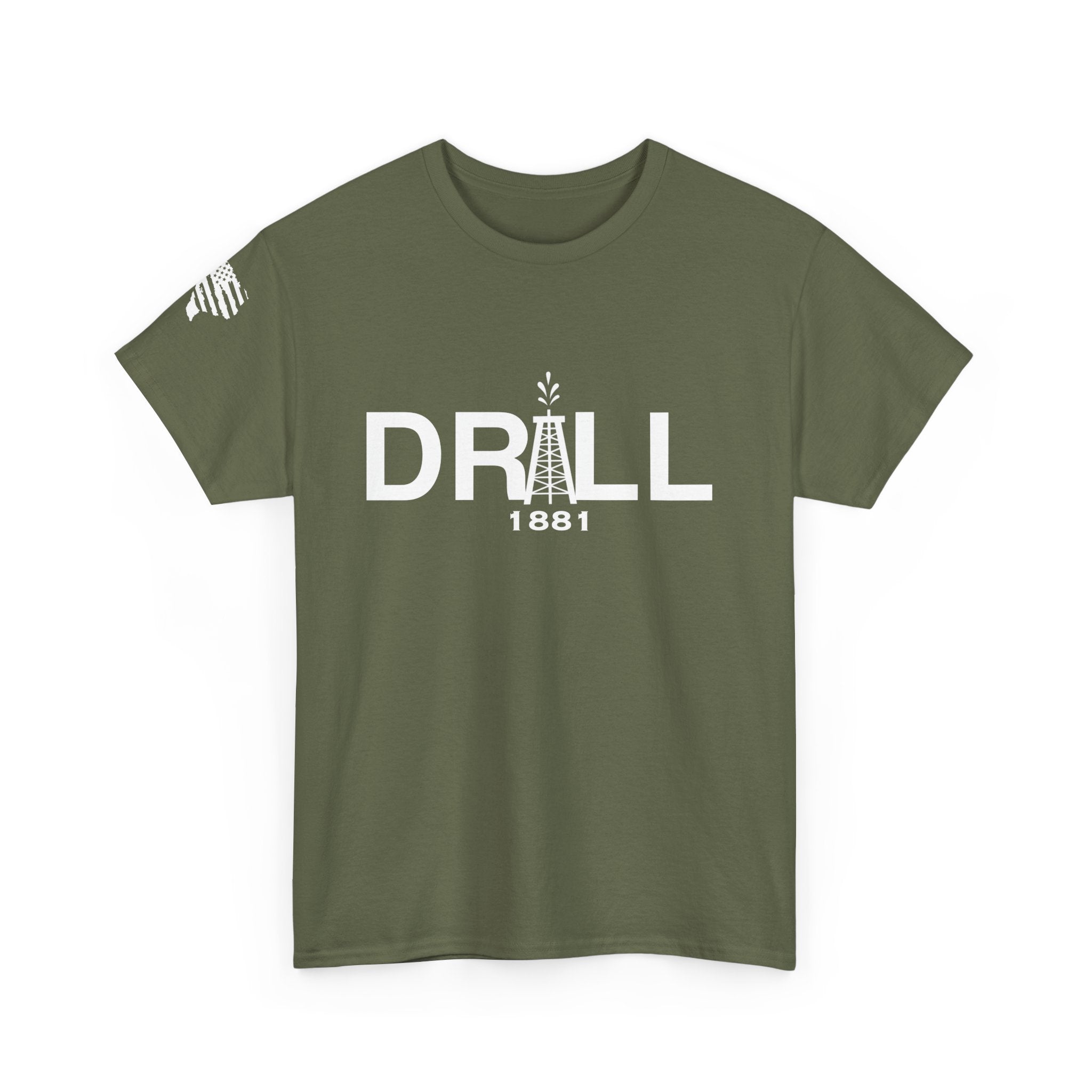 Drill Basic White Logo - SS - Front
