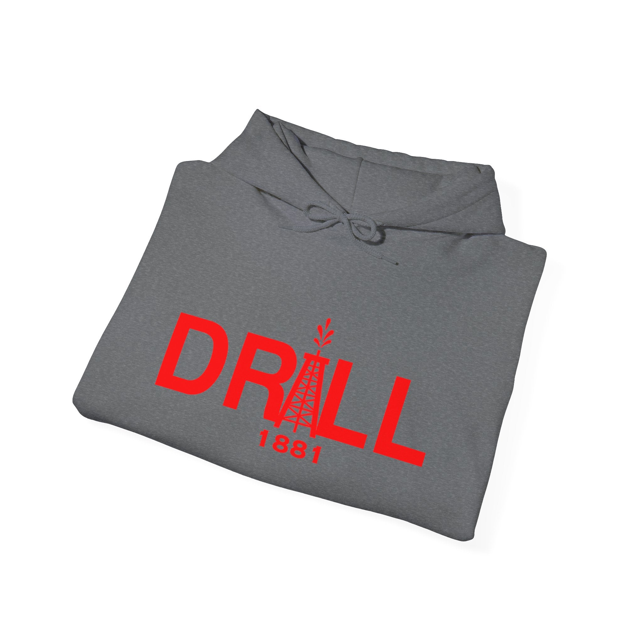Drill Basic Red Logo - Heavy Blend™ Hoodie