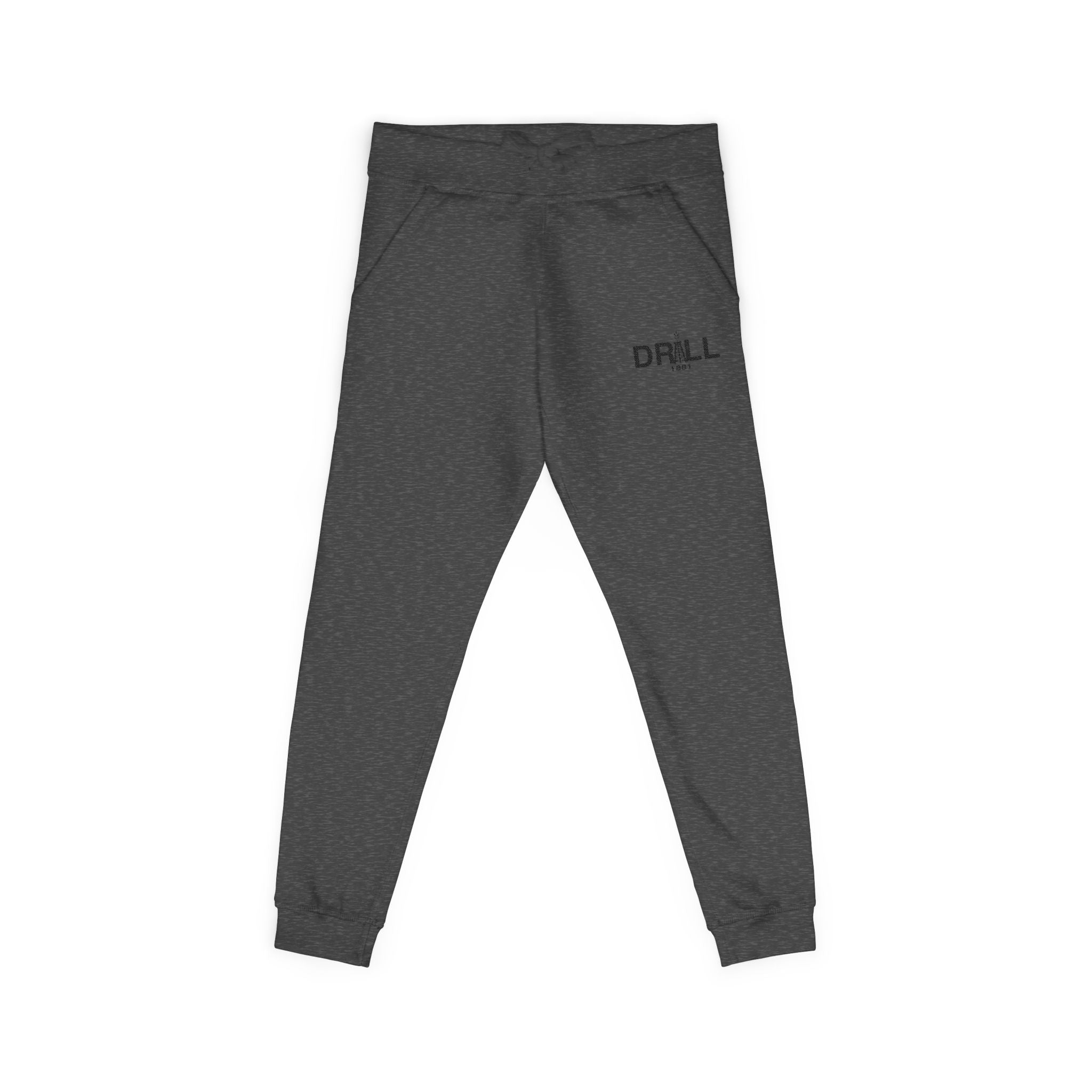Cozy Embroidered Unisex Fleece Sweatpants for Relaxation, Lounge, Gift, Casual, Home