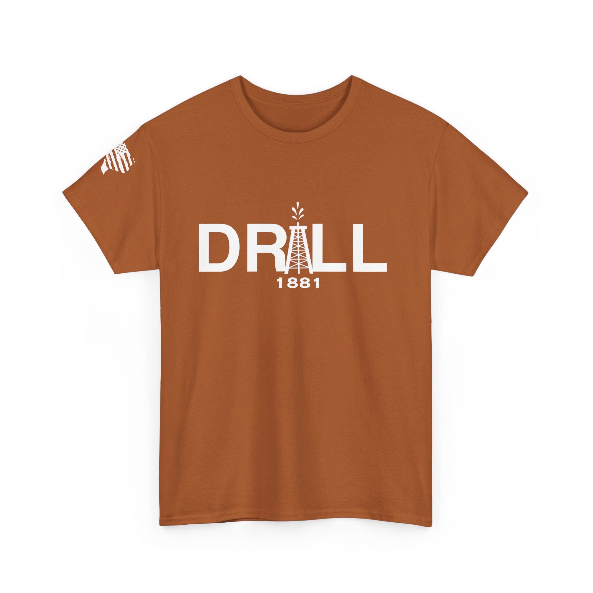 Drill Basic White Logo - SS - Front