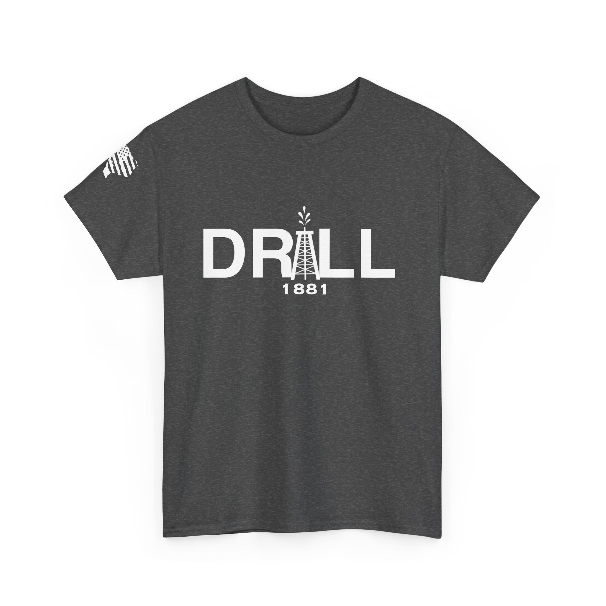 Drill Basic White Logo - SS - Front