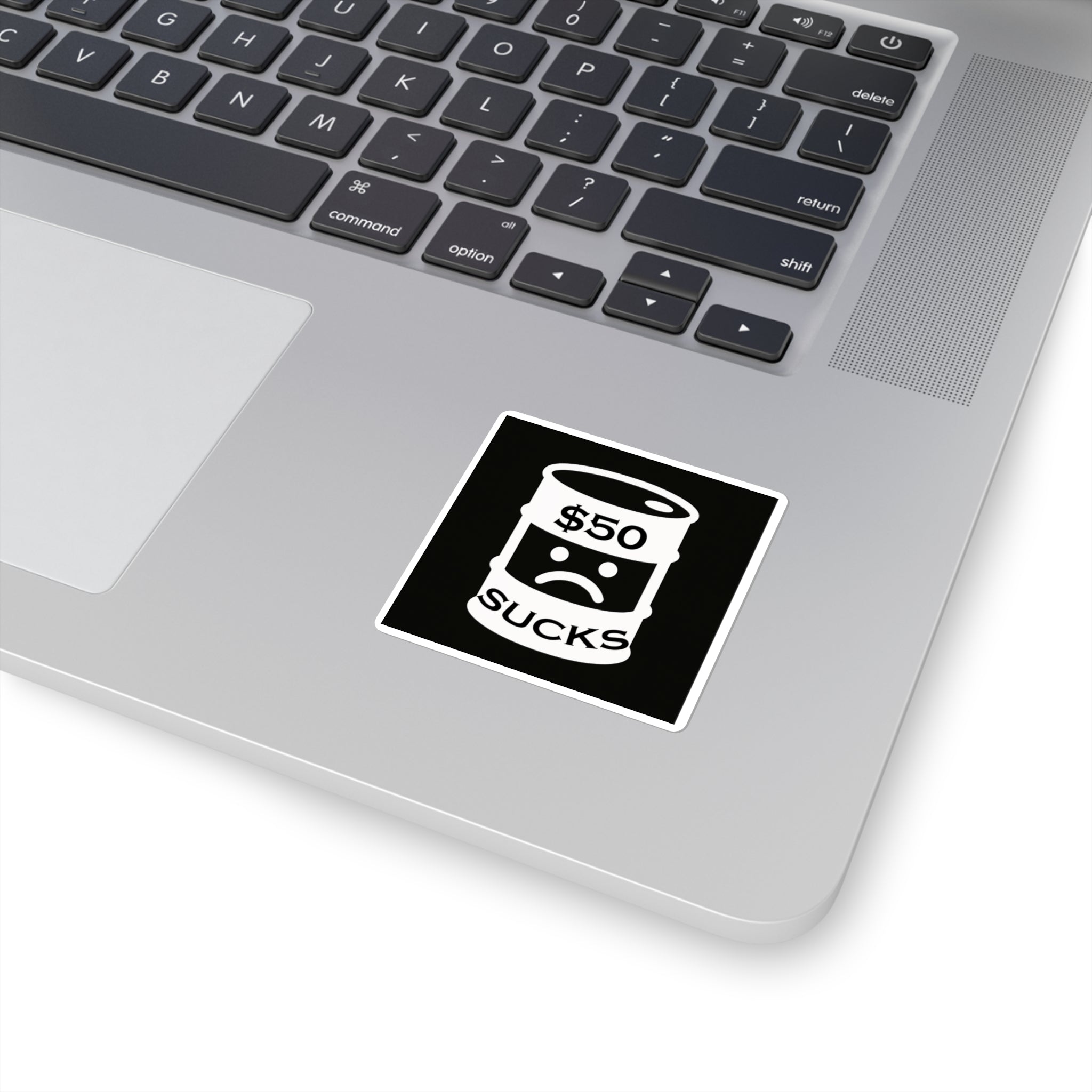 $50 Sucks - Square Stickers