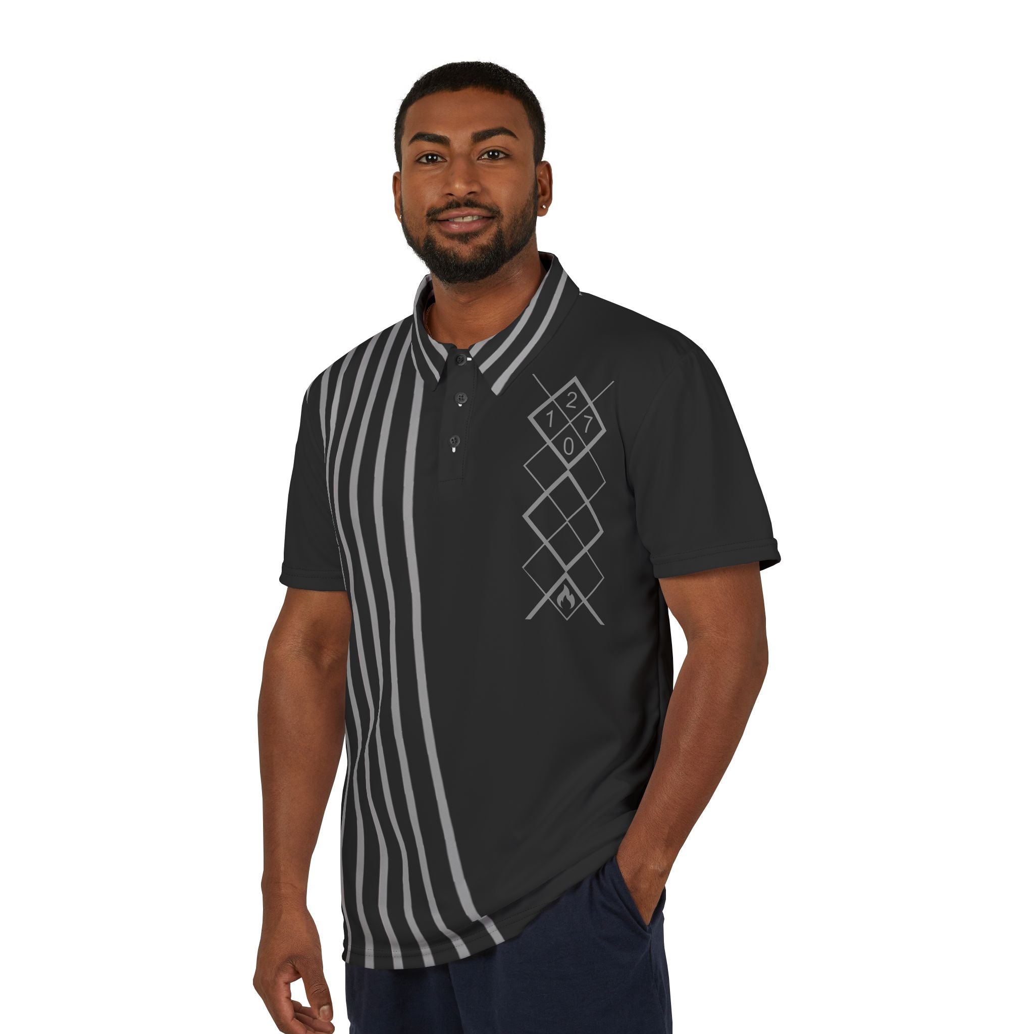 Flammable Crude - Stylish Men’s Polo Shirt
