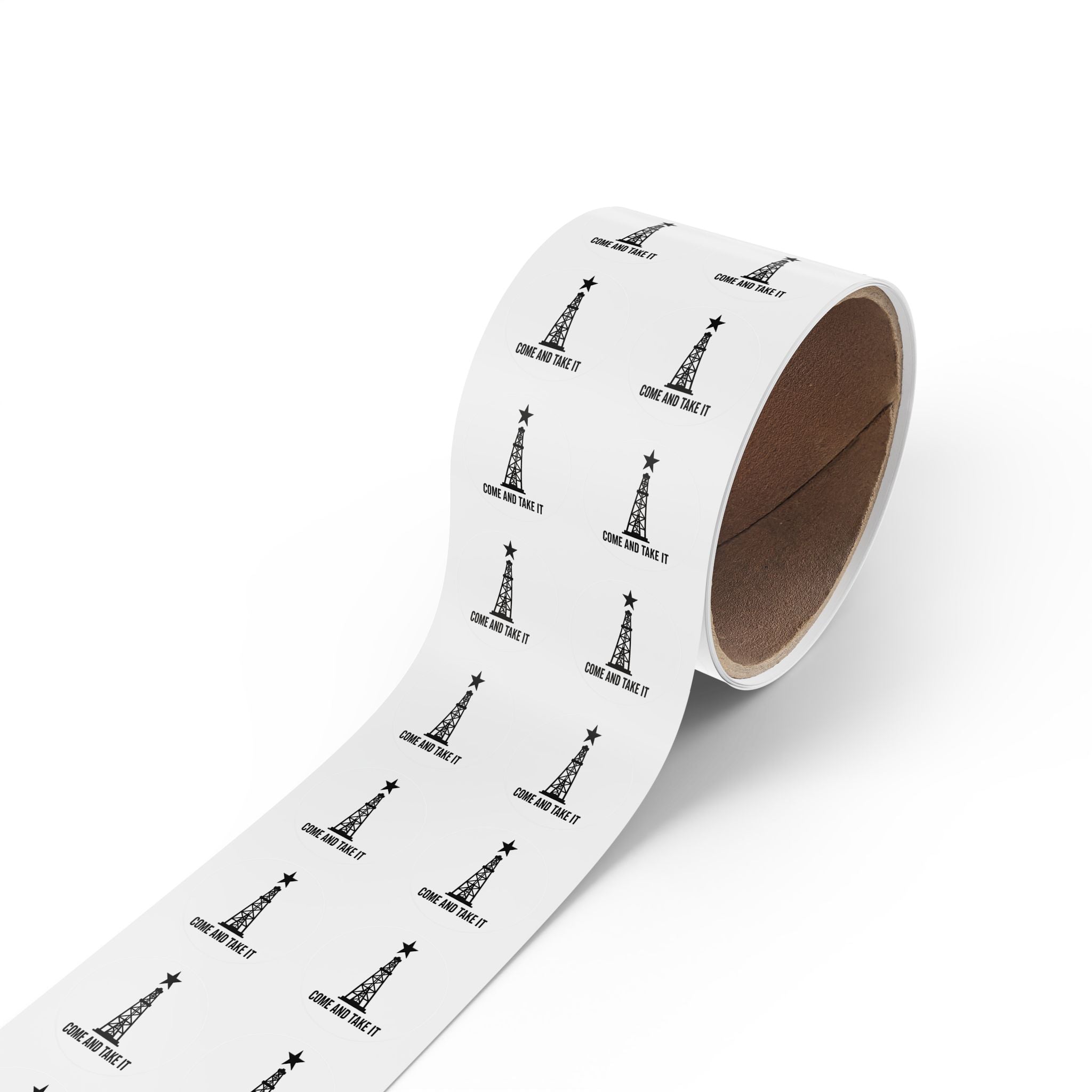 Come and Take it - Round Sticker Label Rolls