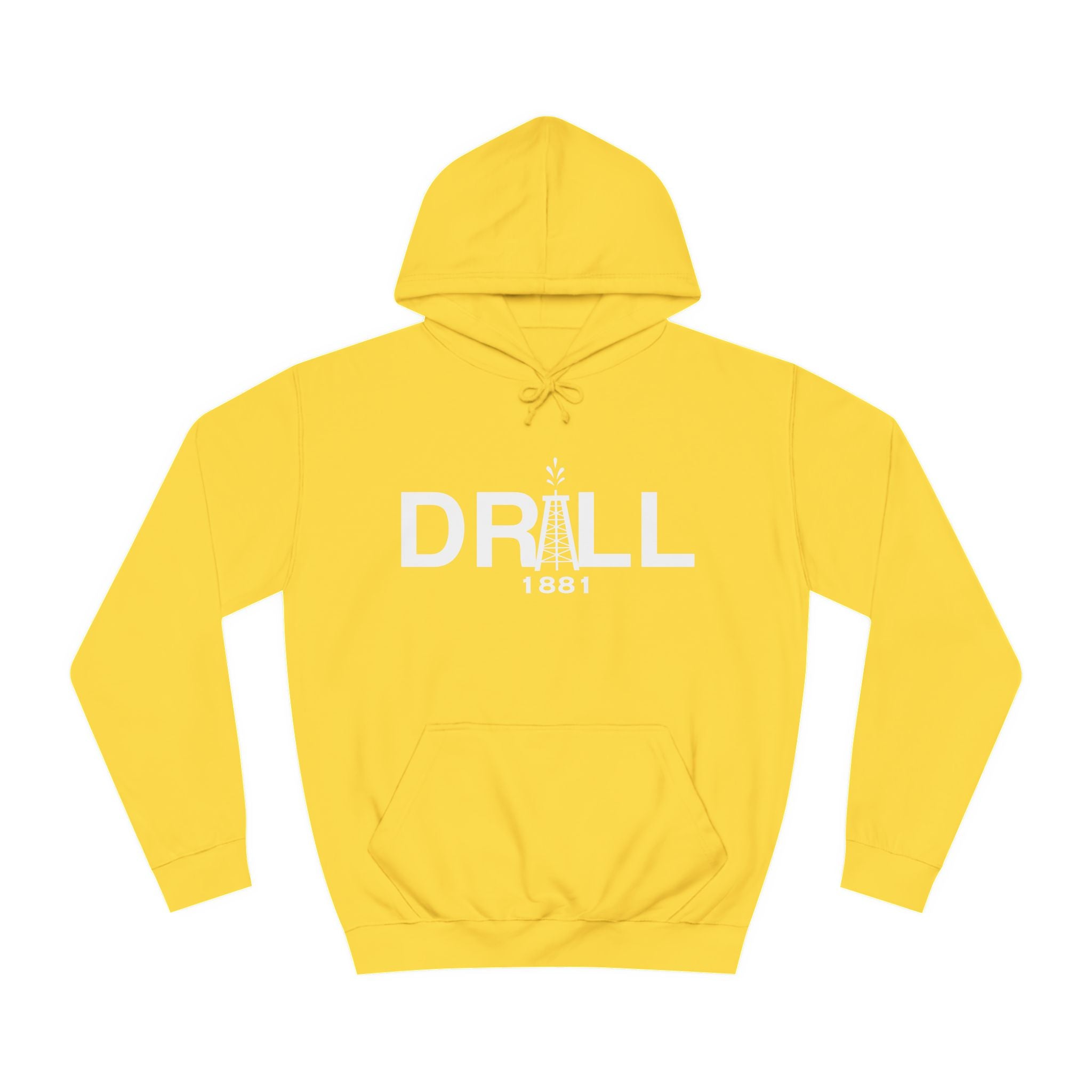 DRILL Premium Hoodie WhiteLogo