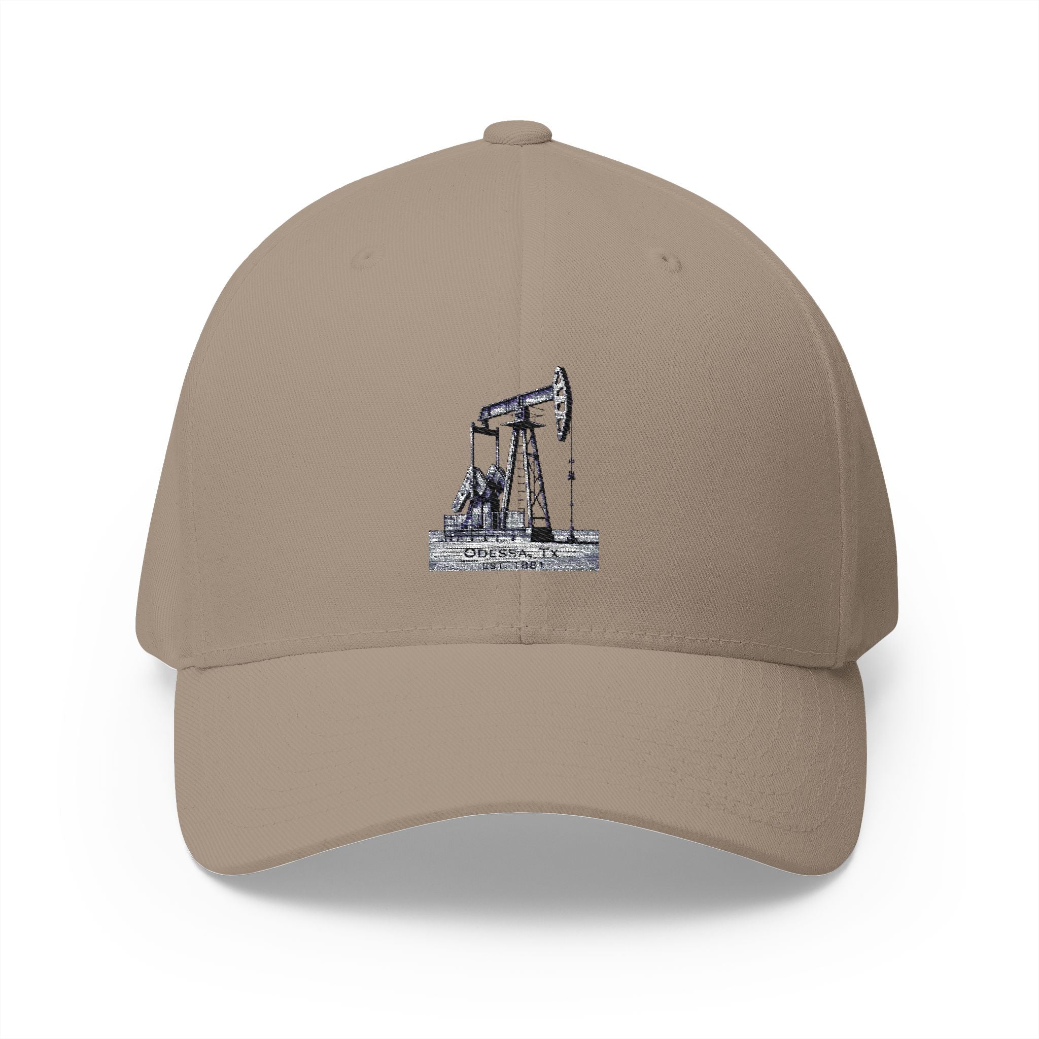 Embroidered Odessa Pumpjack Cap - Closed Back