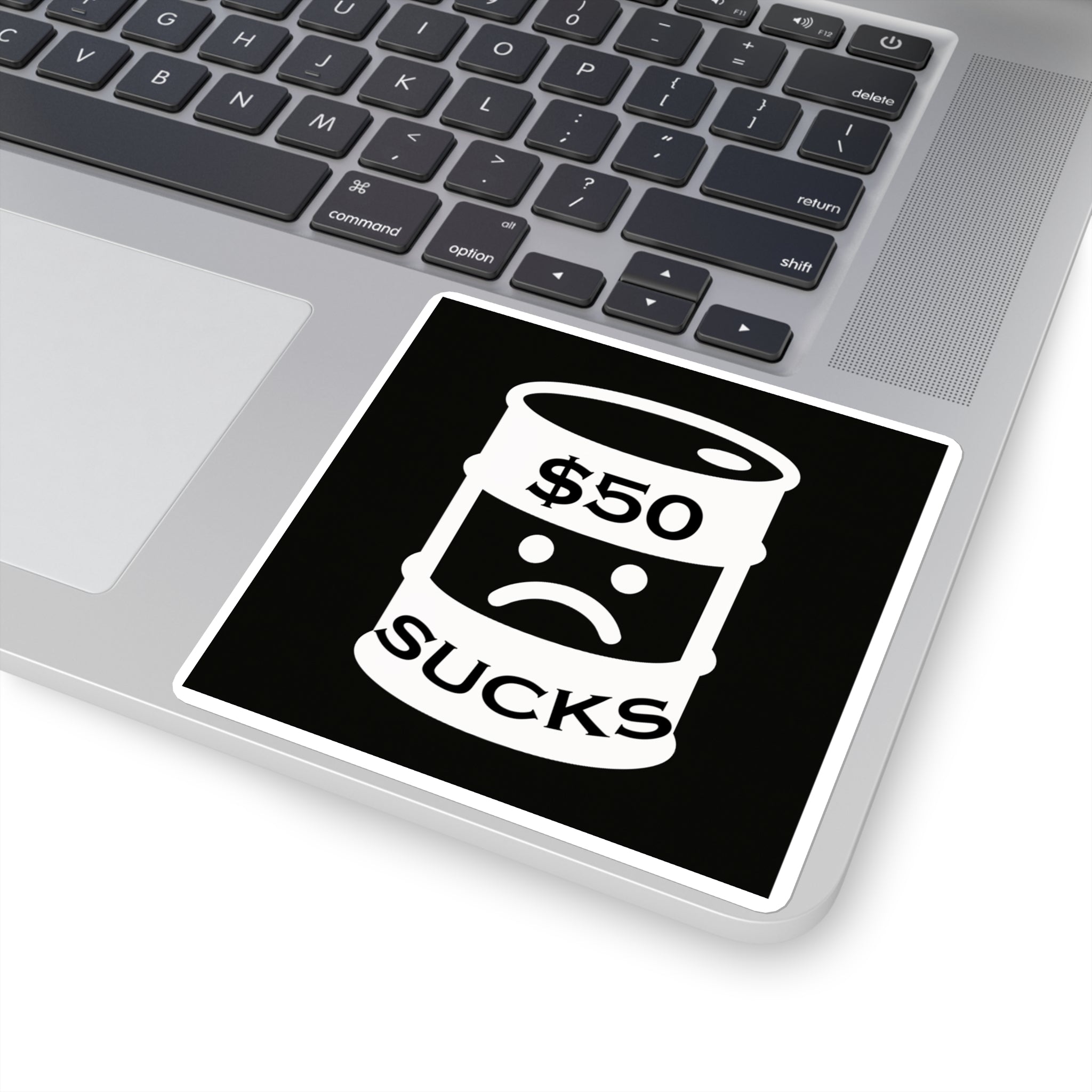 $50 Sucks - Square Stickers
