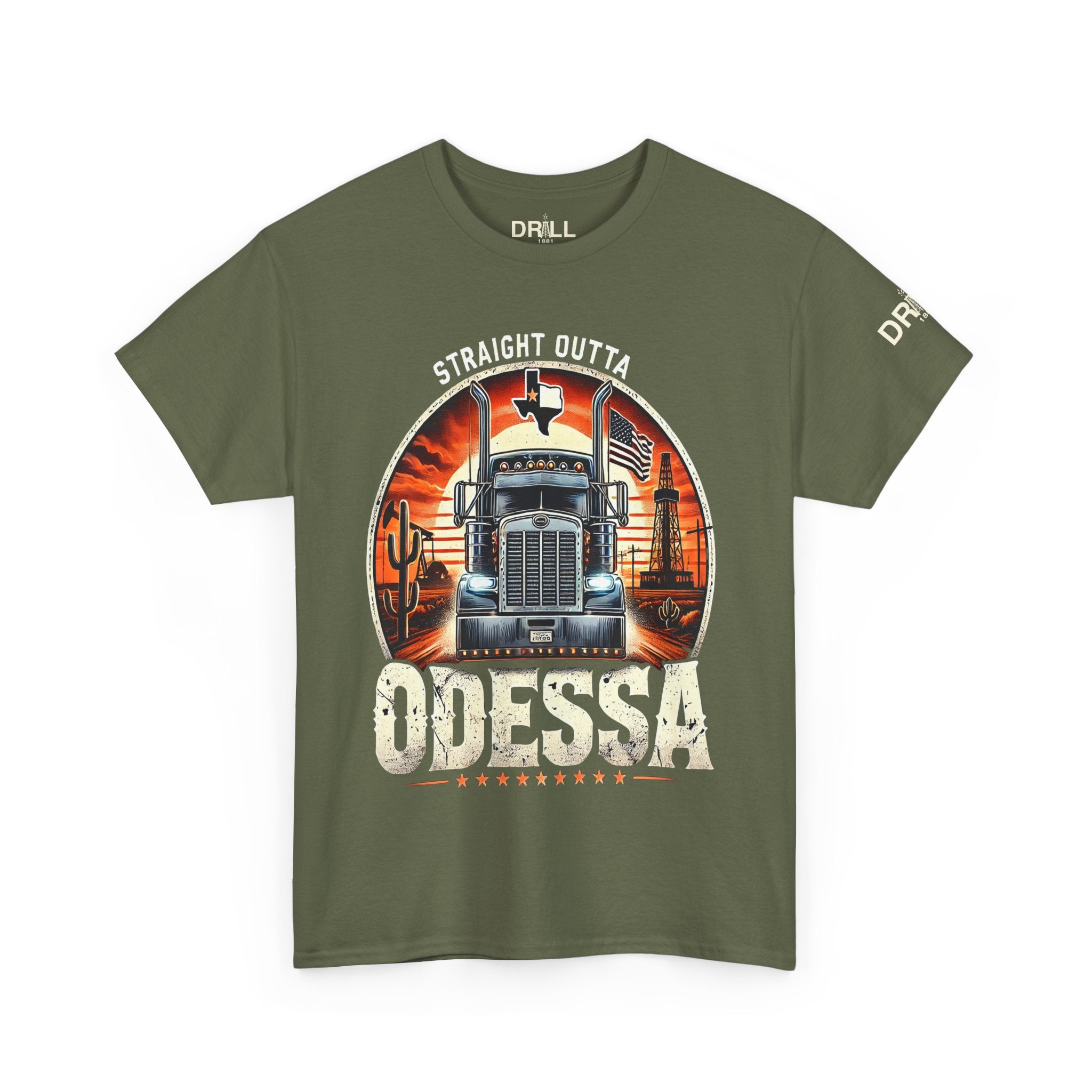 Straight Outta Odessa Trucker - SS - Front