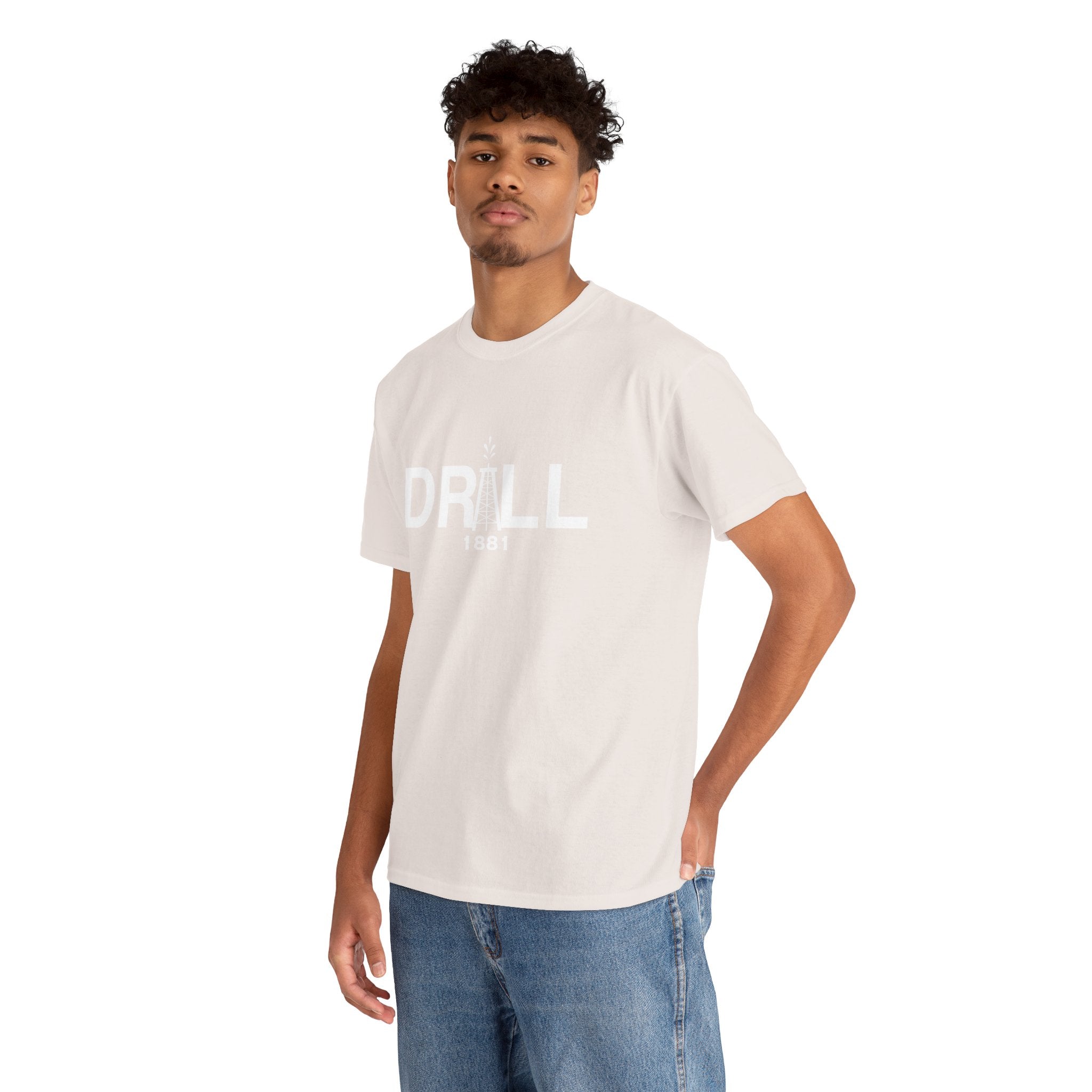 Drill Basic White Logo - SS - Front