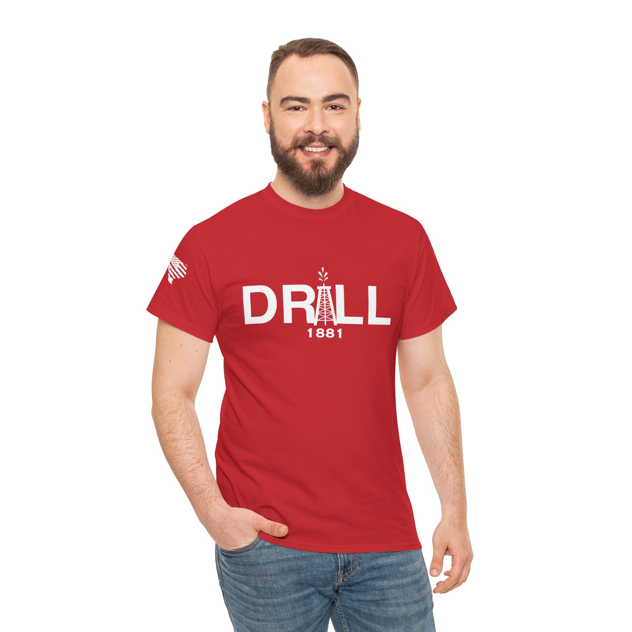 Drill Basic White Logo - SS - Front