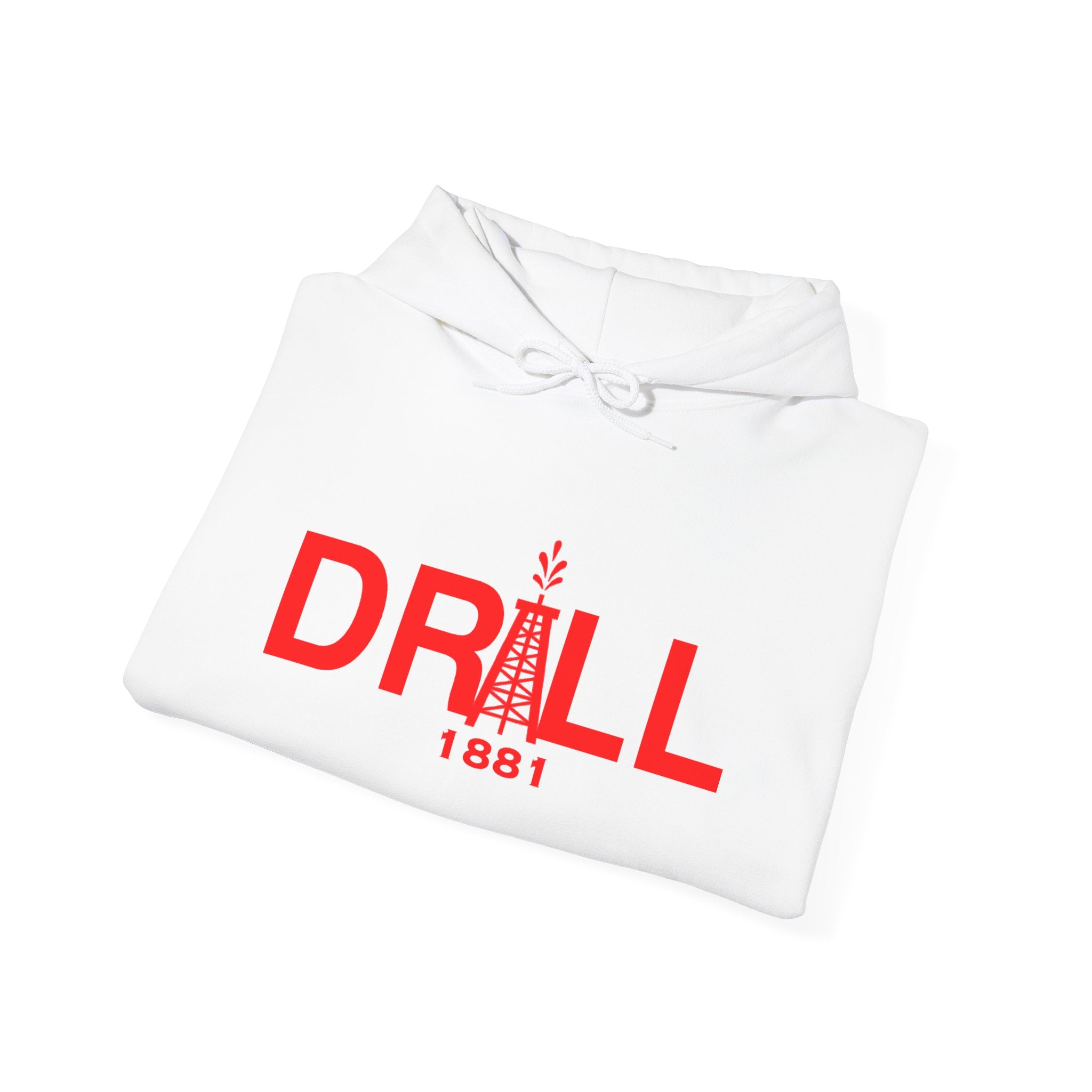 Drill Basic Red Logo - Heavy Blend™ Hoodie