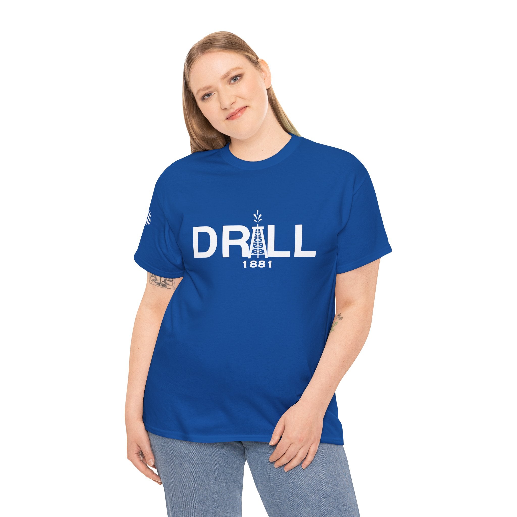 Drill Basic White Logo - SS - Front