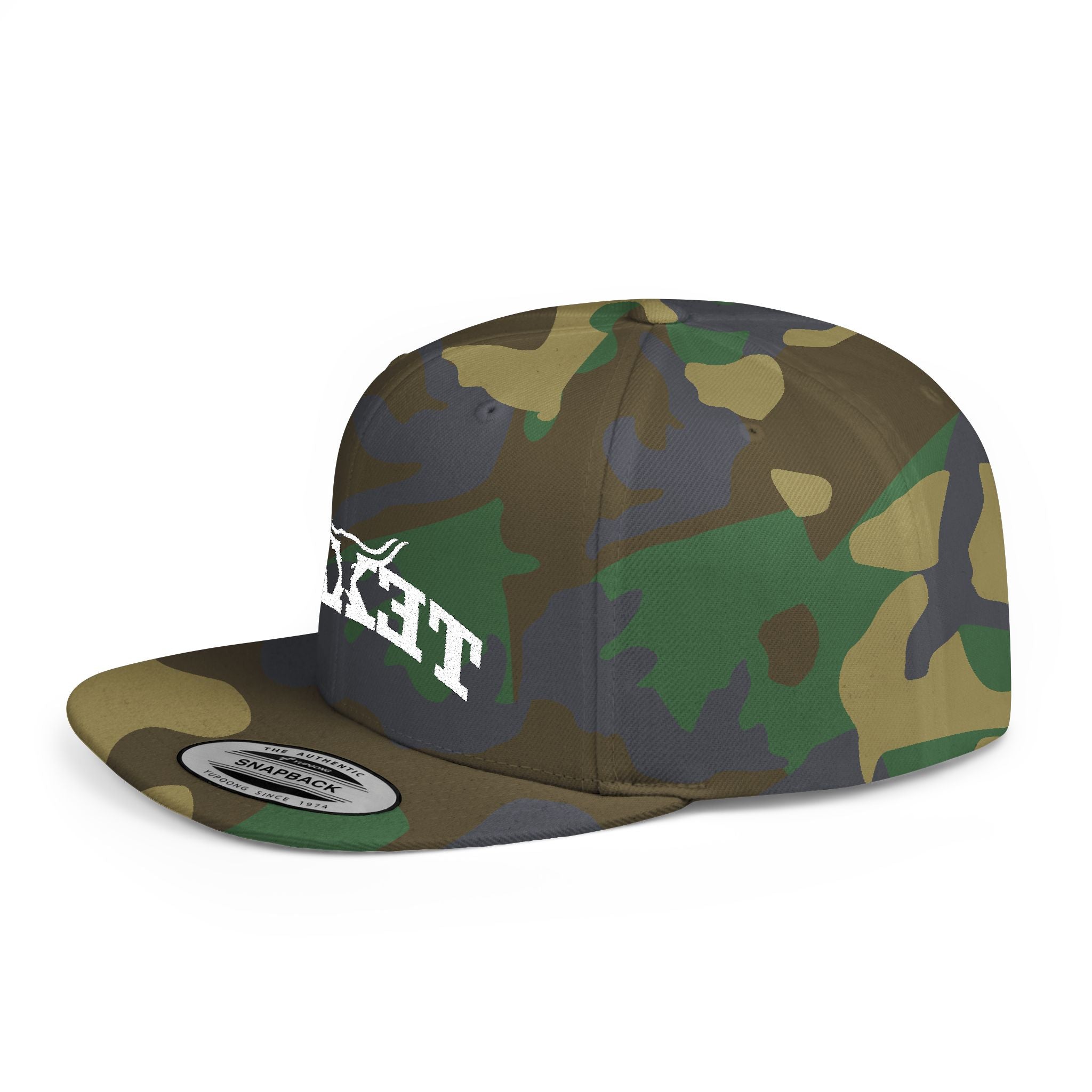 Texas Backwards - Flat Bill Snapback