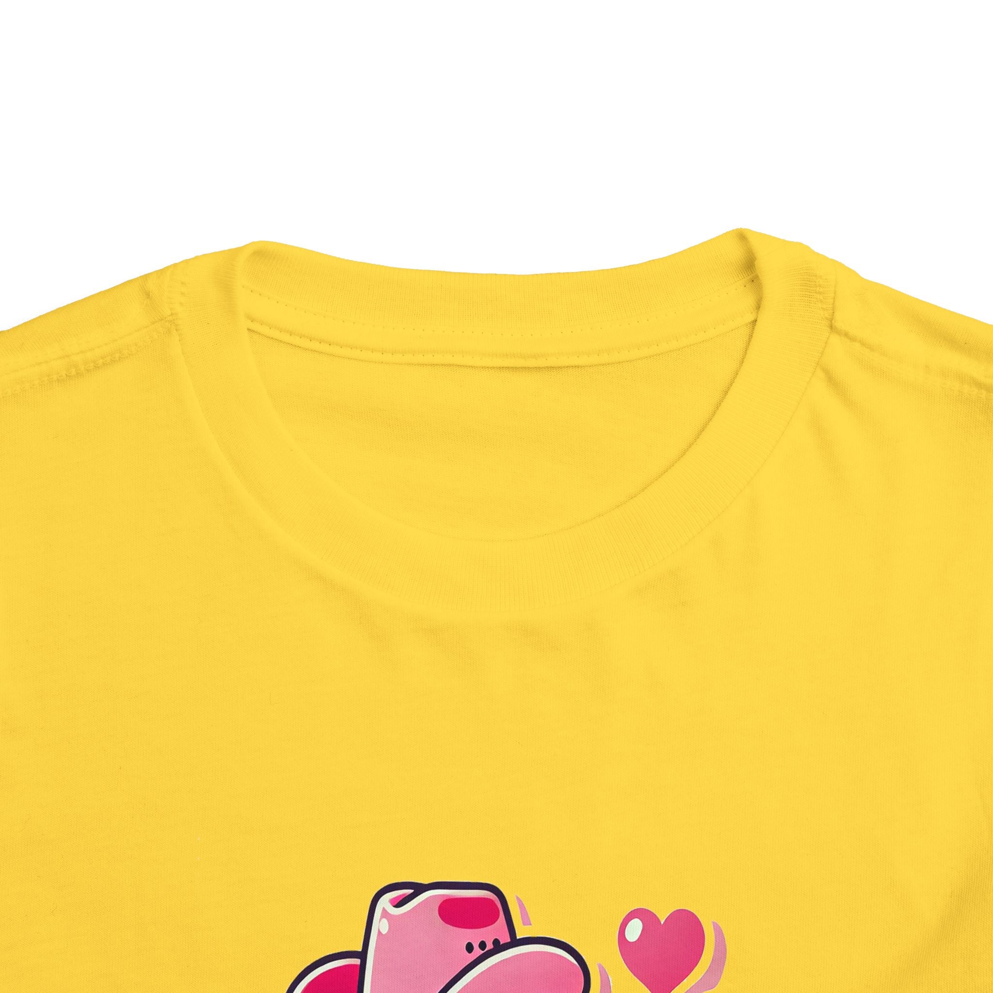 Texas Love Toddler Short Sleeve Tee - Cute Western Heart Design