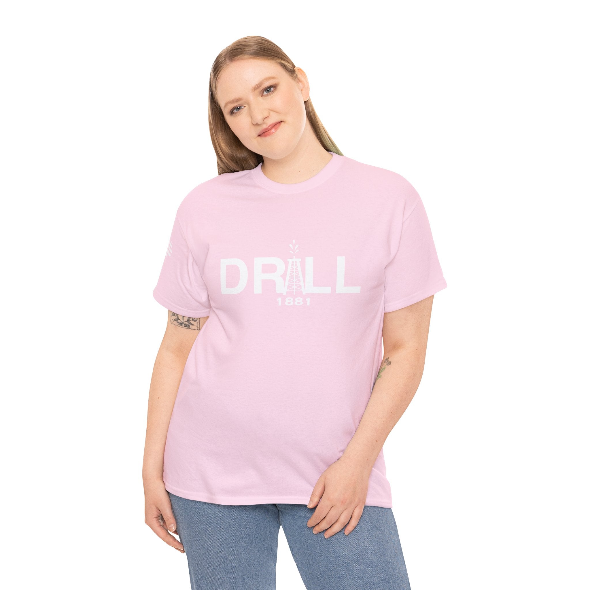 Drill Basic White Logo - SS - Front