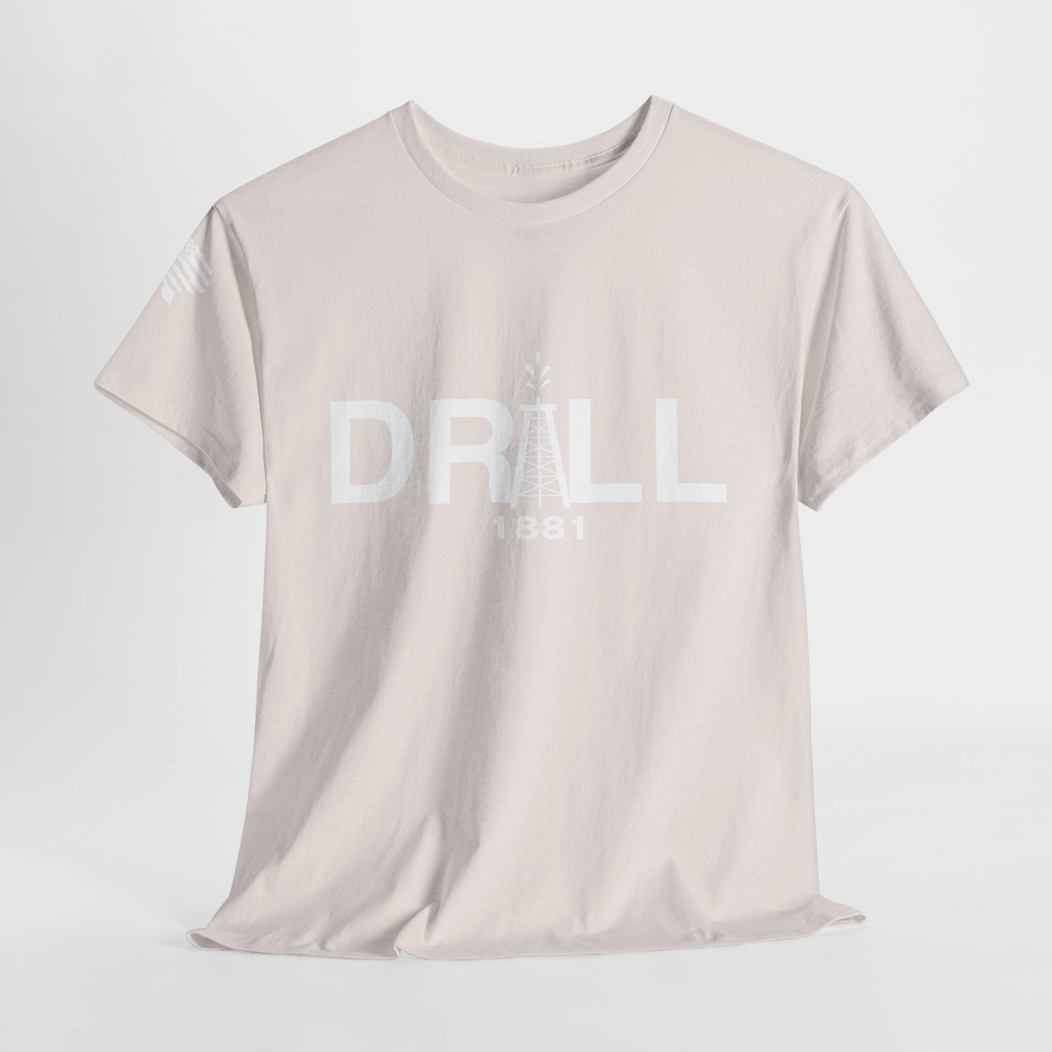 Drill Basic White Logo - SS - Front