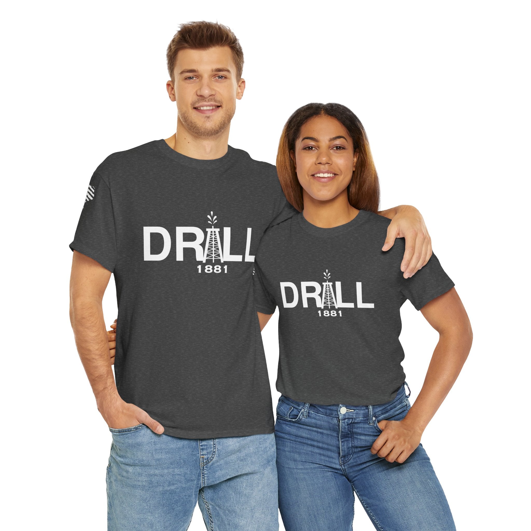 Drill Basic White Logo - SS - Front