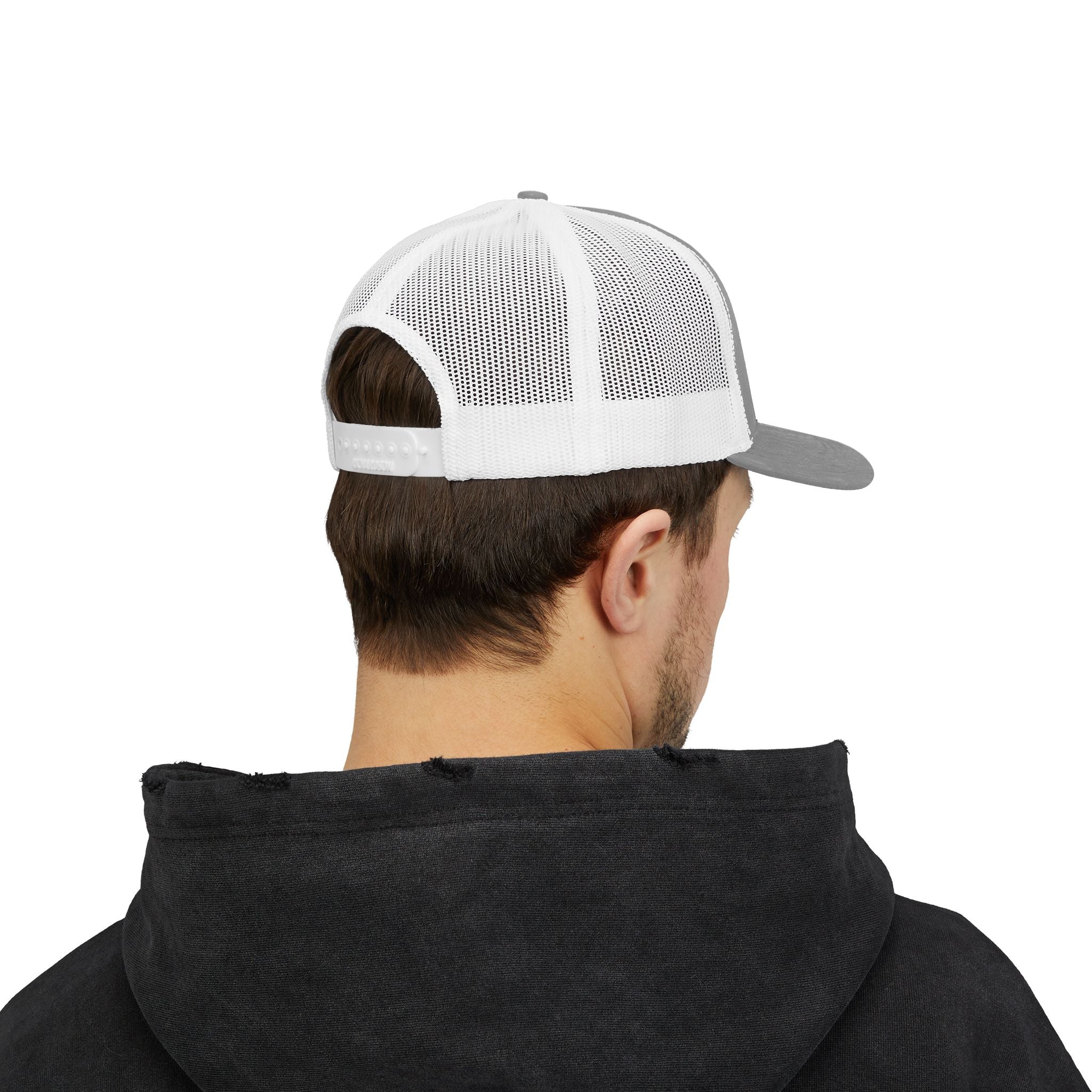 Skull Drill Work Snapback Trucker Cap