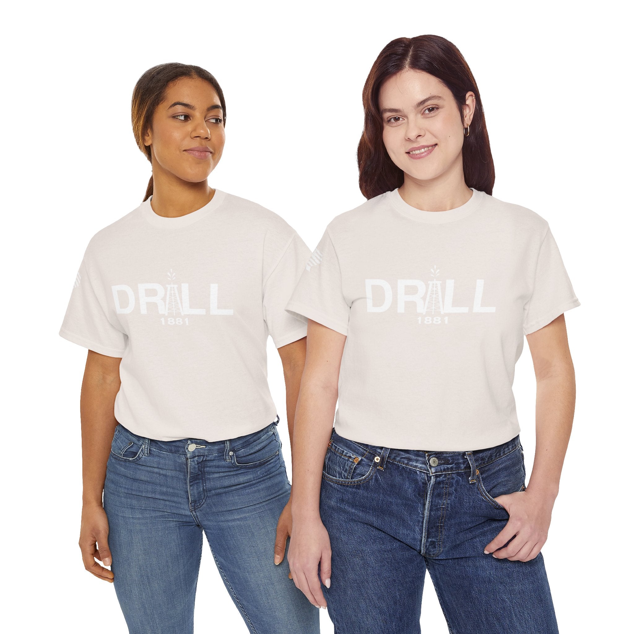 Drill Basic White Logo - SS - Front