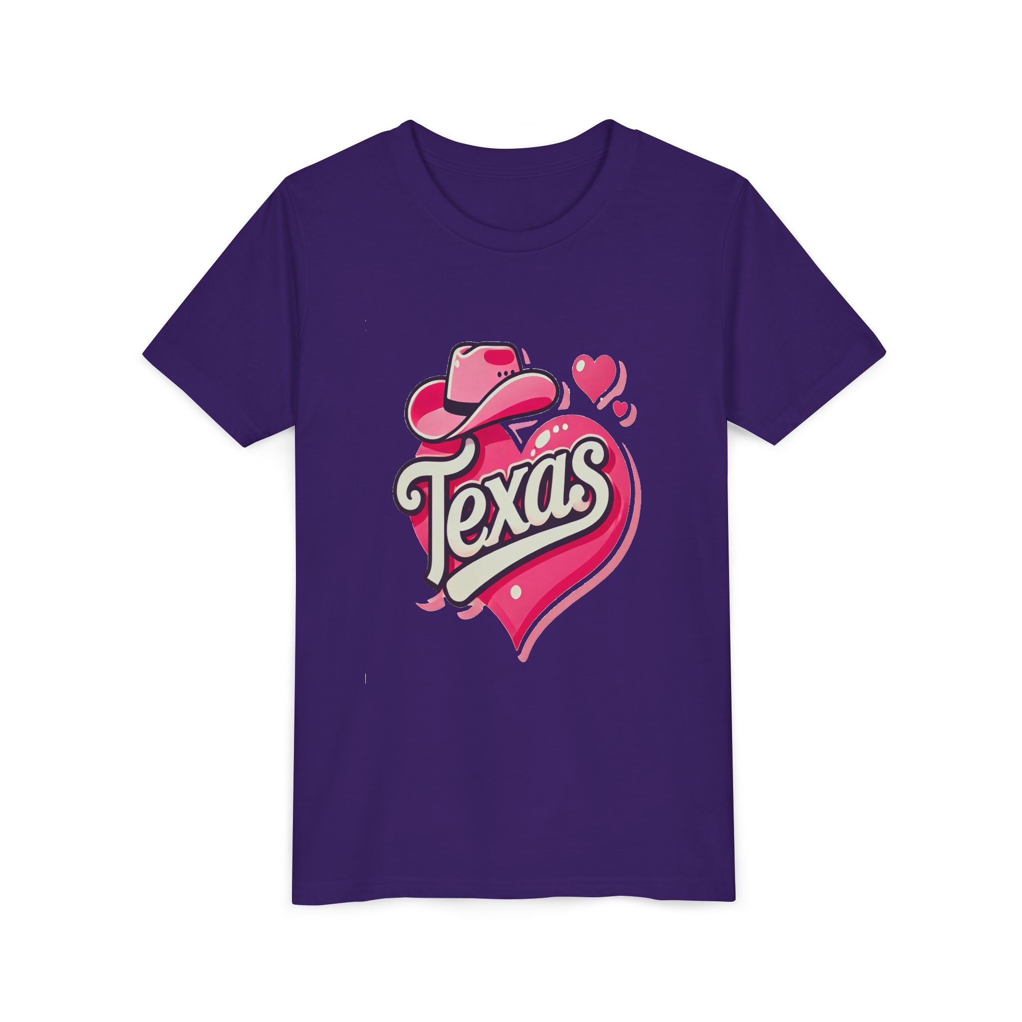 Texas Heart Youth Short Sleeve Tee - Fun & Stylish T-Shirt for Kids